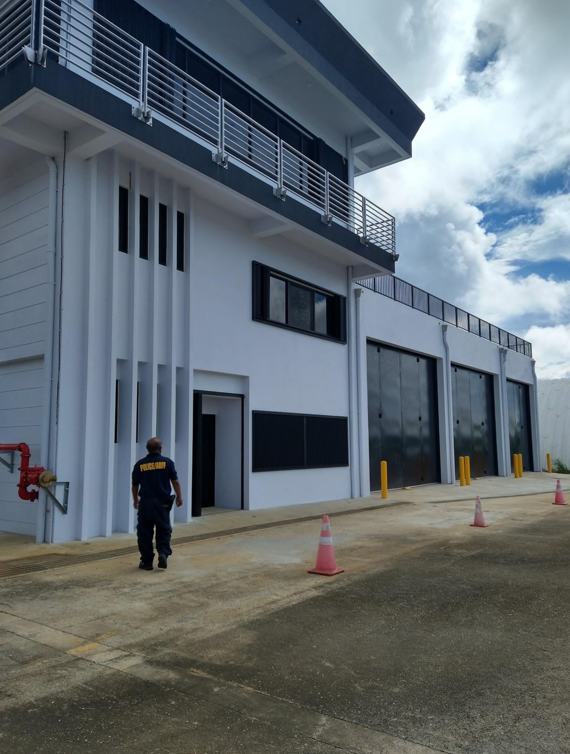 The newly renovated Tinian Airport Aircraft Rescue and Fire Fighting Building aims to enhance safety and operational capabilities at  the Francisco Manglona Borja/Tinian  International Airport.
