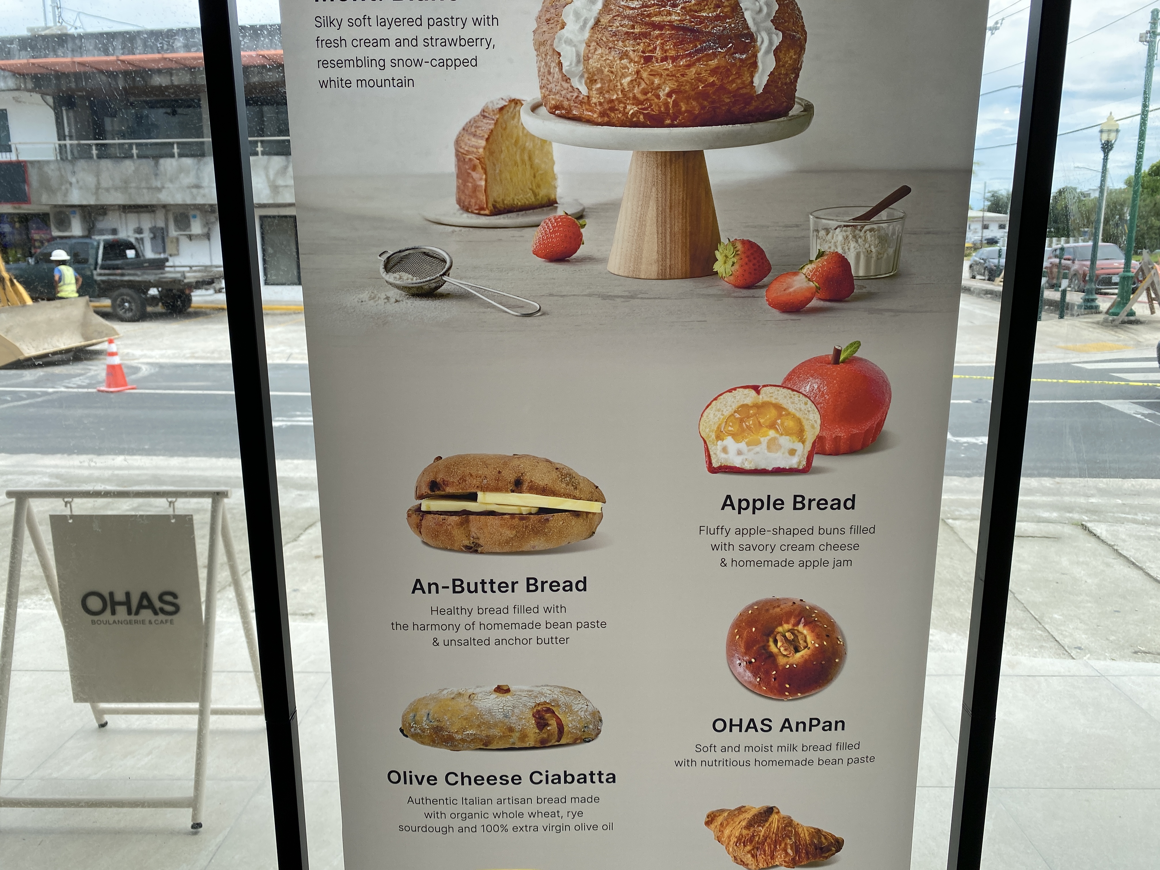 Some of the offerings at Ohas Boulangerie & Café.