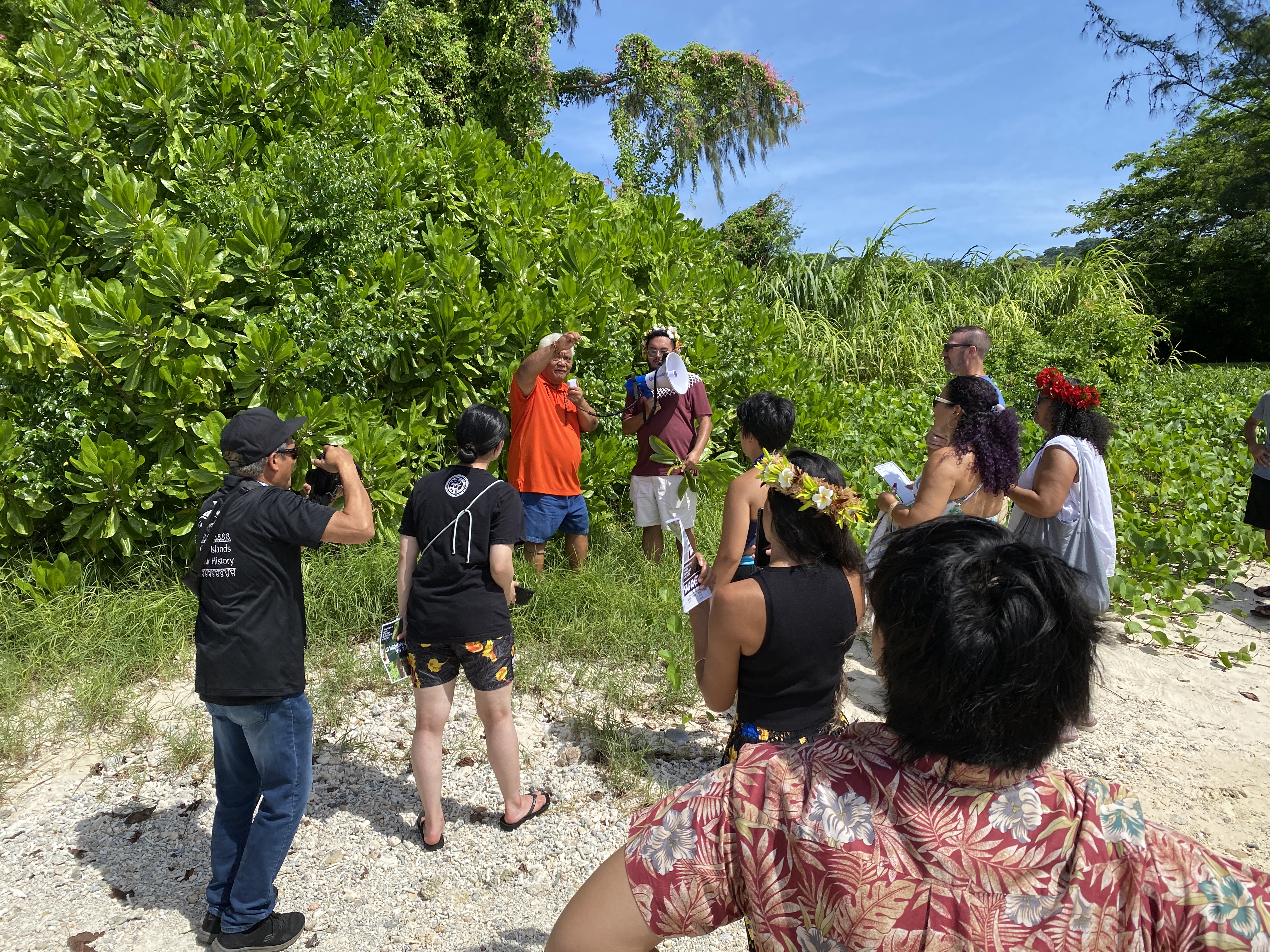 The second Åmut Walk was held at Paupau Beach.