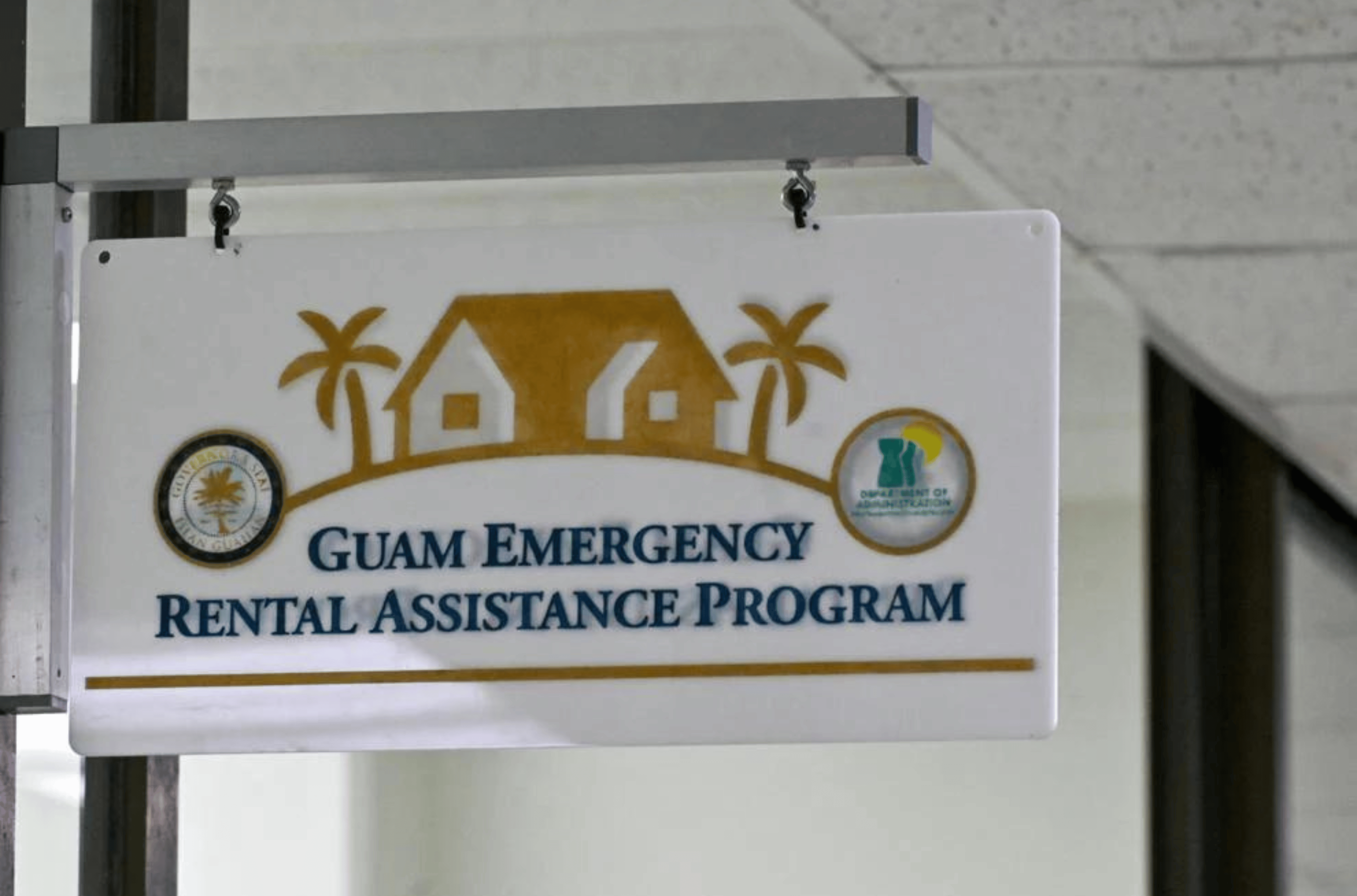 The Emergency Rental Assistance office at the ITC Building in Tamuning is shown Wednesday, May 11, 2022.