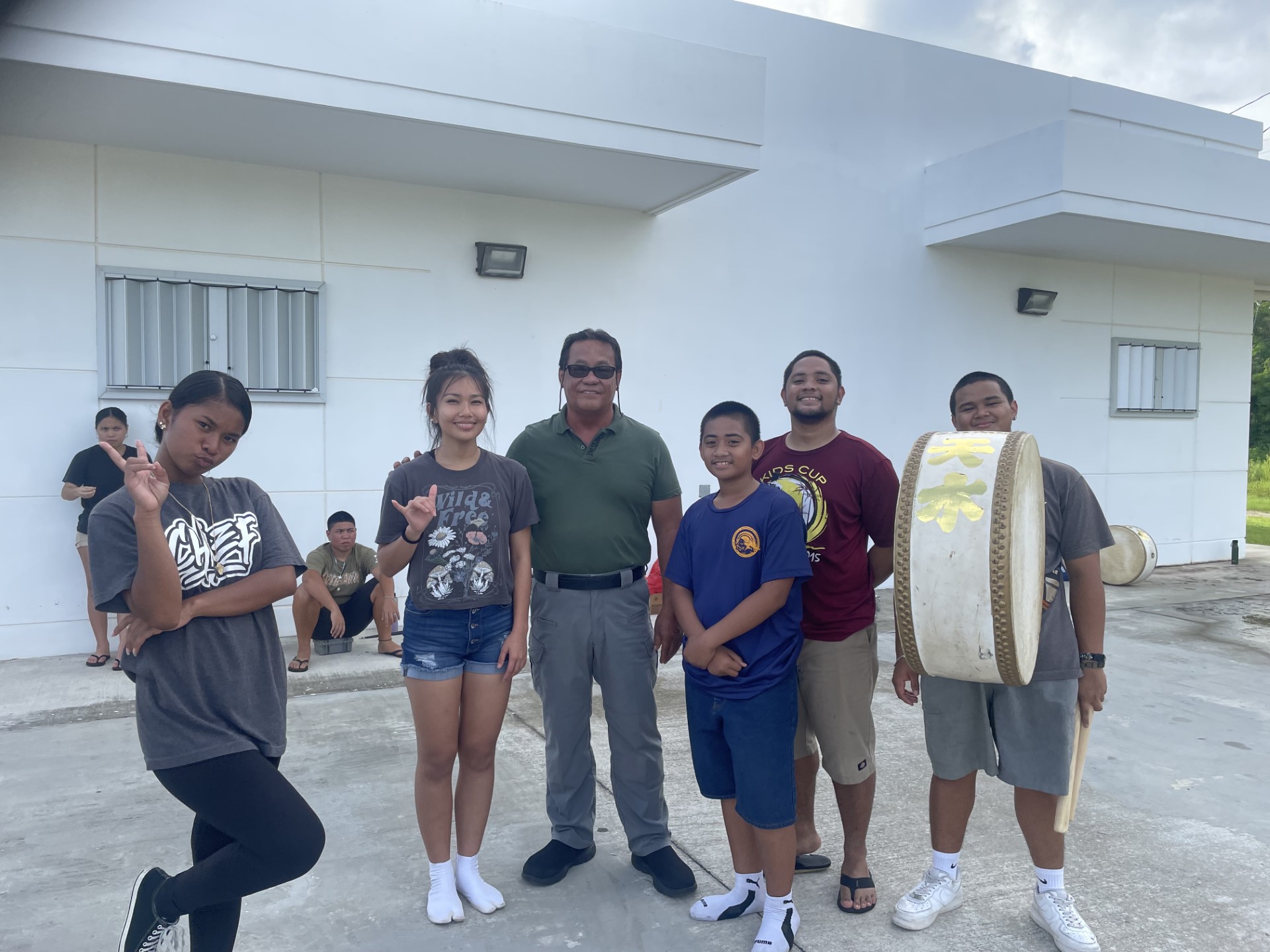 Saipan Mayor RB Camacho believes in youth programs like the Saipan Awaodori Team.