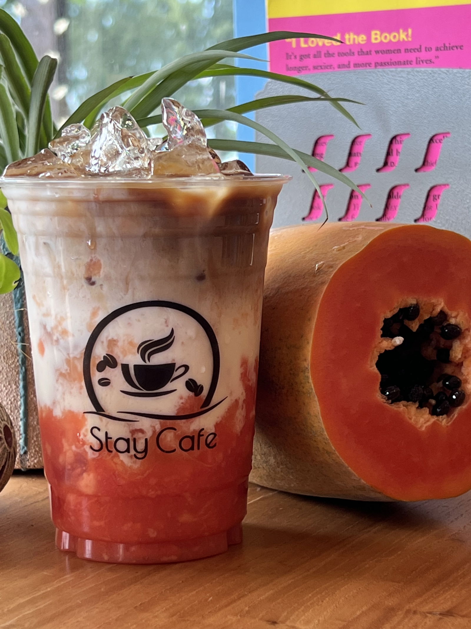 Stay Cafe's Papaya Latte