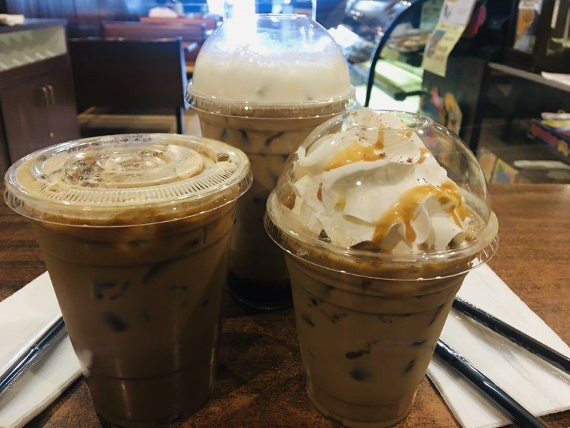 Variations of Iced Coffee available at Java Joe's