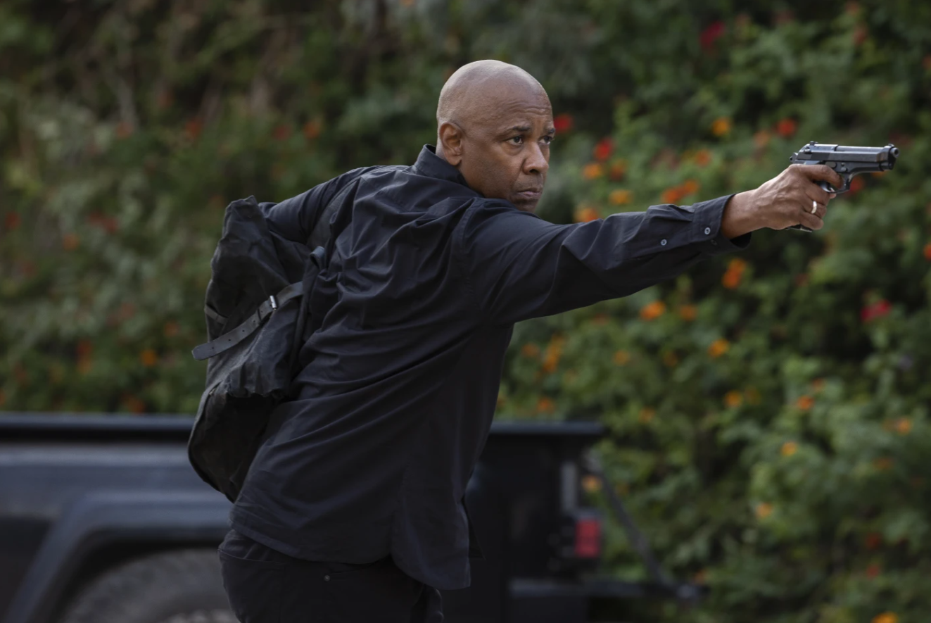 Denzel Washington in a scene from “The Equalizer 3.”