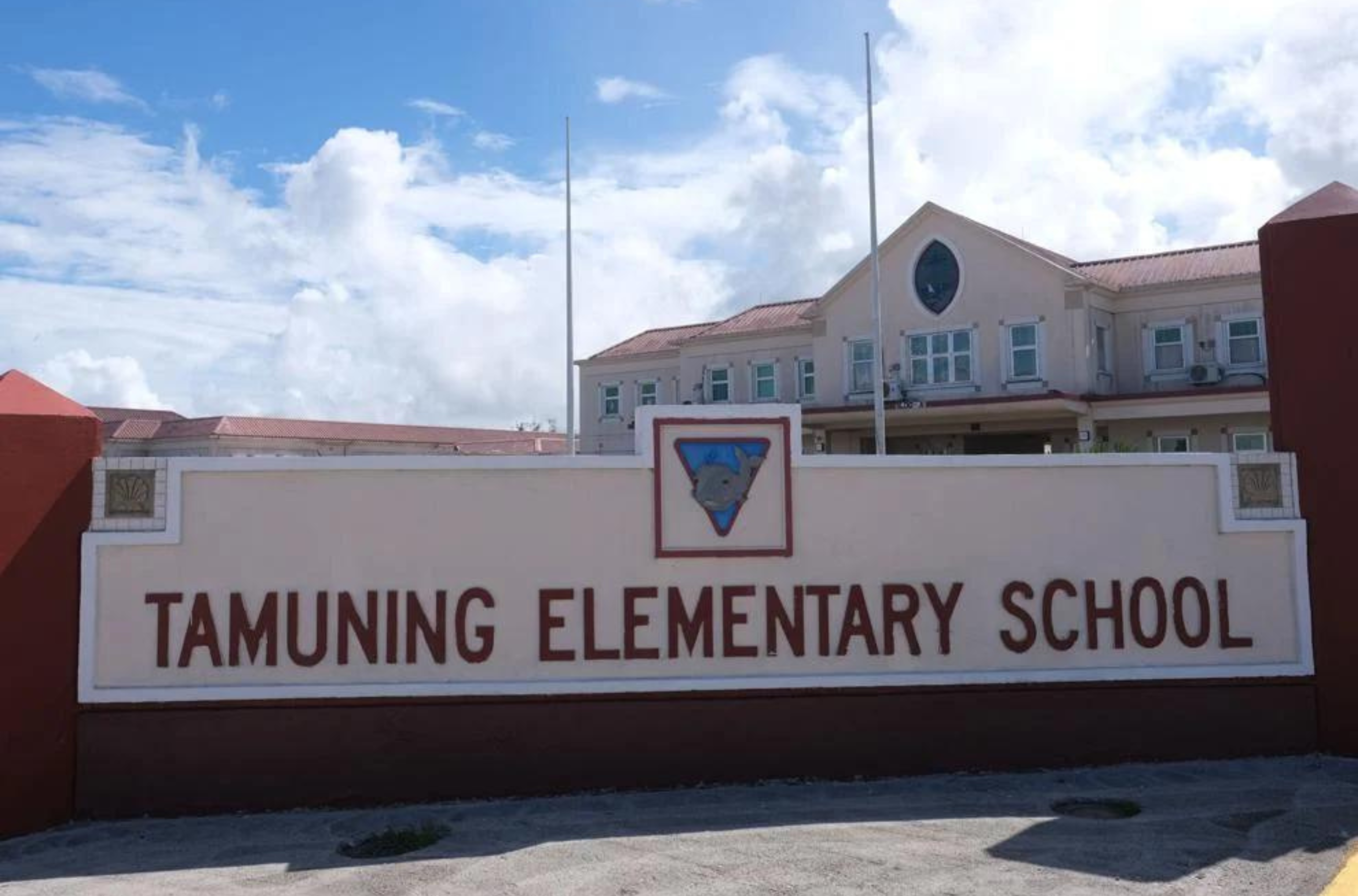 The entrance to Tamuning Elementary School is shown Wednesday, Sept. 6, 2023, off Chalan San Antonio. 