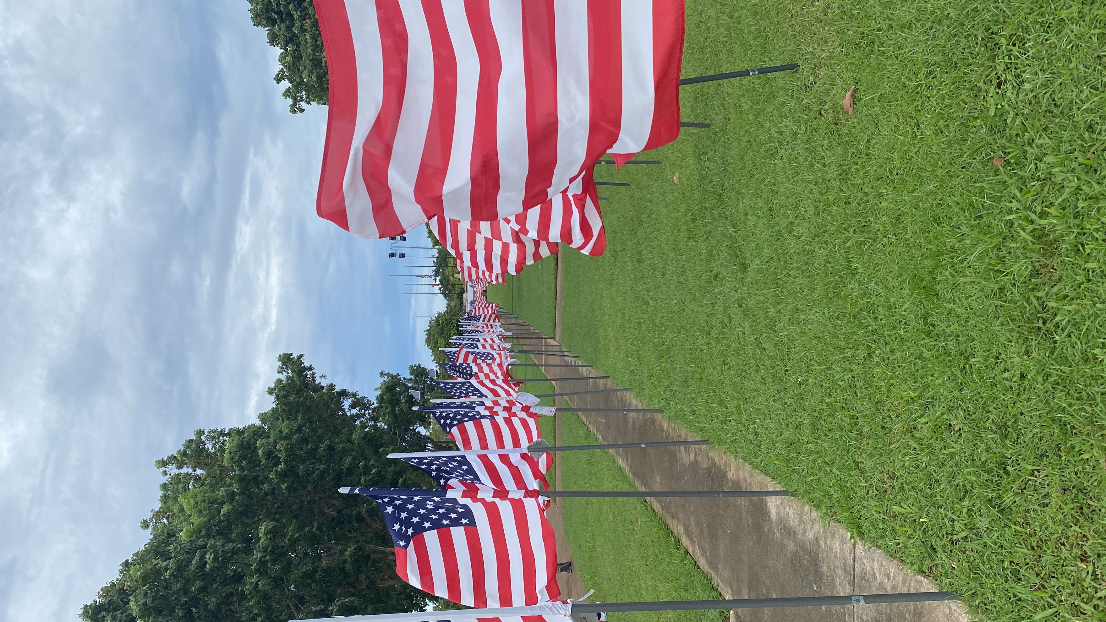 A portion of the Field of Heroes in Garapan.