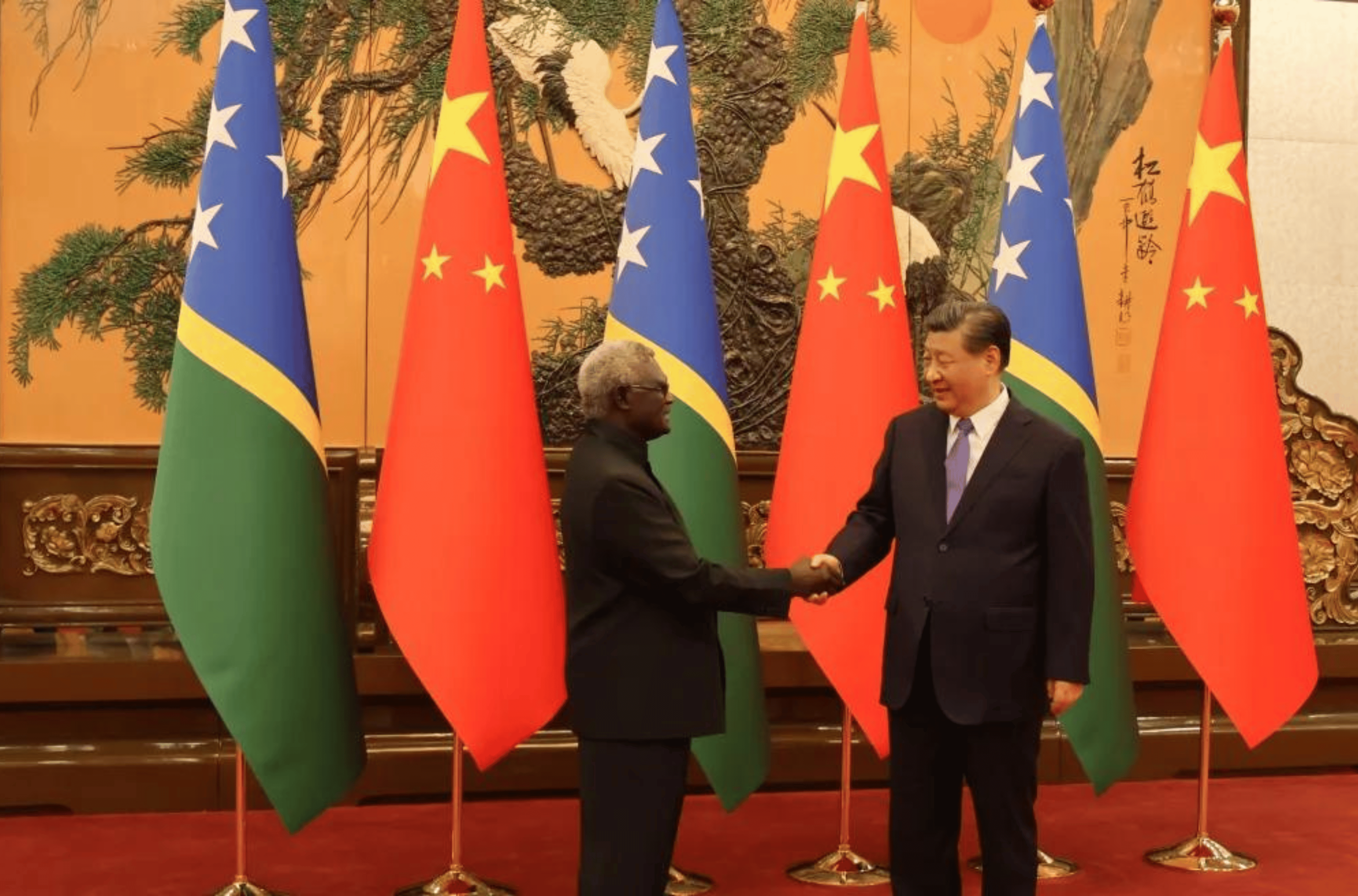 Solomon Isands PM Sogavare held high-level bilateral meeting with Chinese President Xi Jinping.