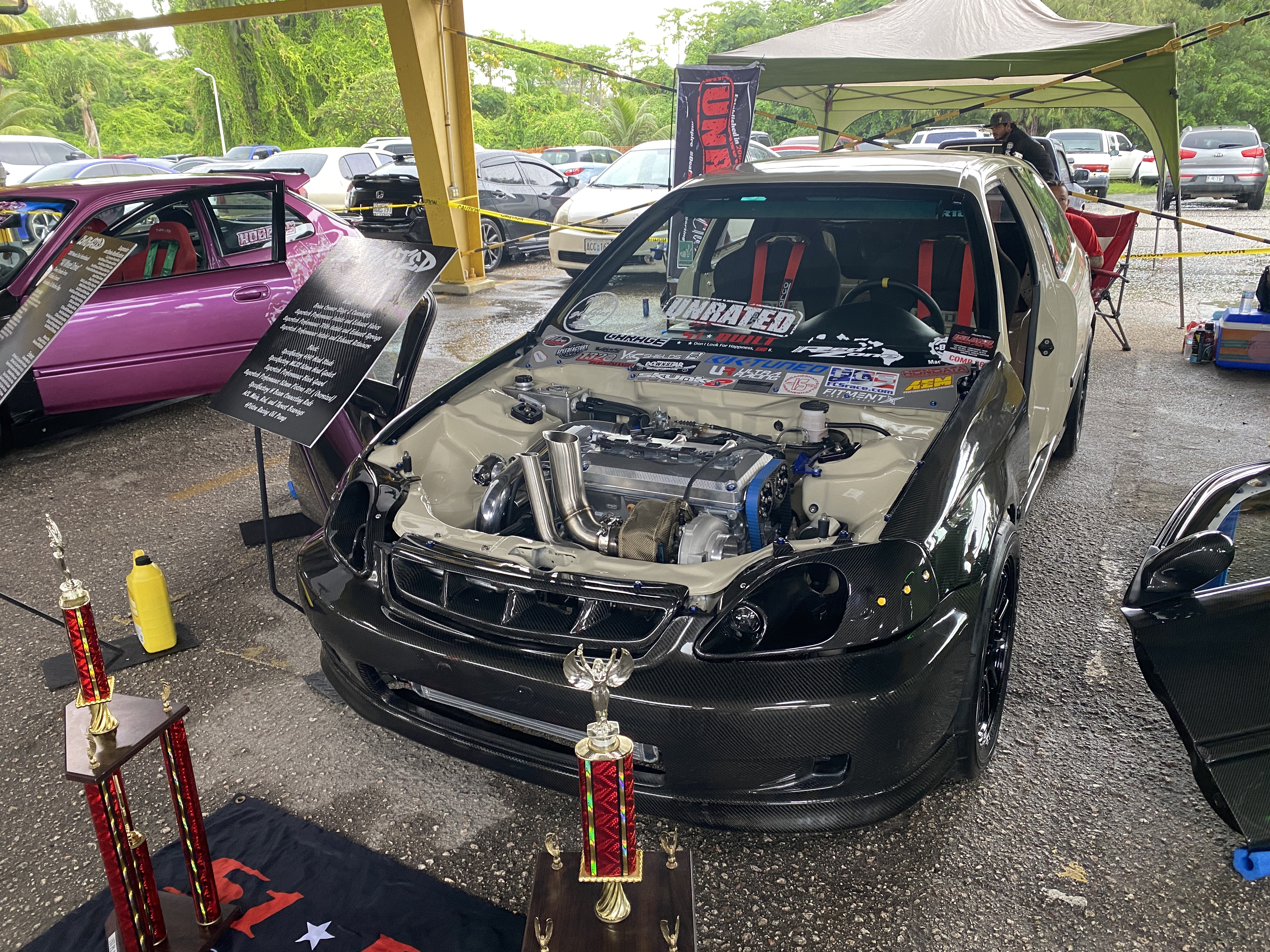 Dozens of cars were present at the car show finale of the Island Summer Auto Fest.