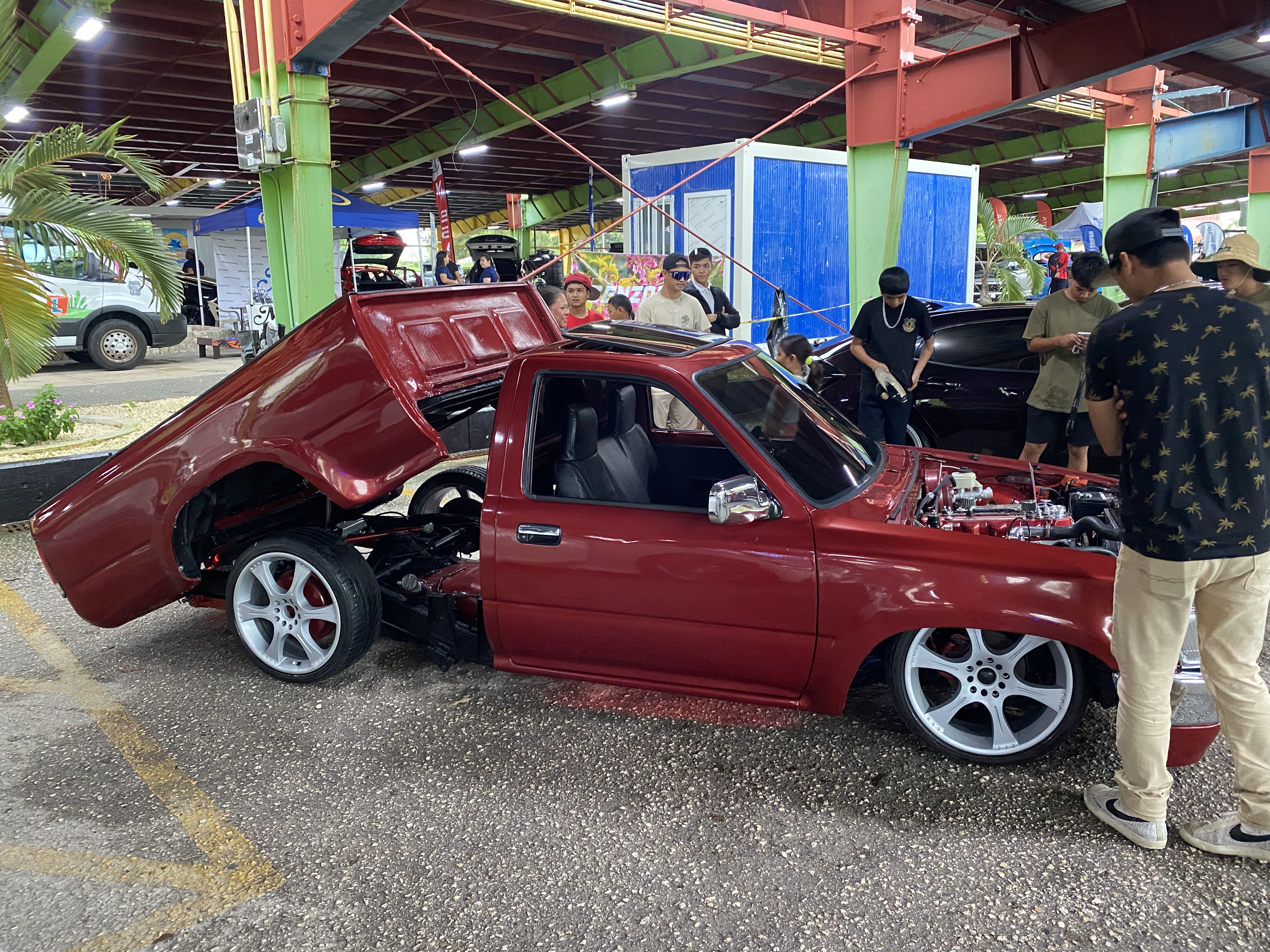 A modified truck at the recently concluded Island Summer Auto Fest.