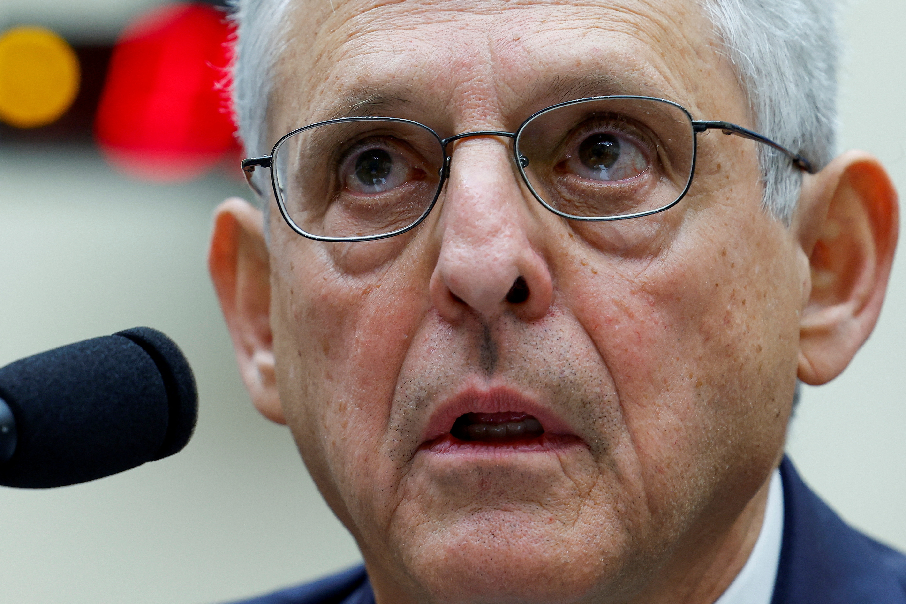 U.S. Attorney General Merrick Garland testifies before a House Judiciary Committee hearing on "Oversight of the U.S. Department of Justice" on Capitol Hill in Washington, U.S., September 20, 2023. 