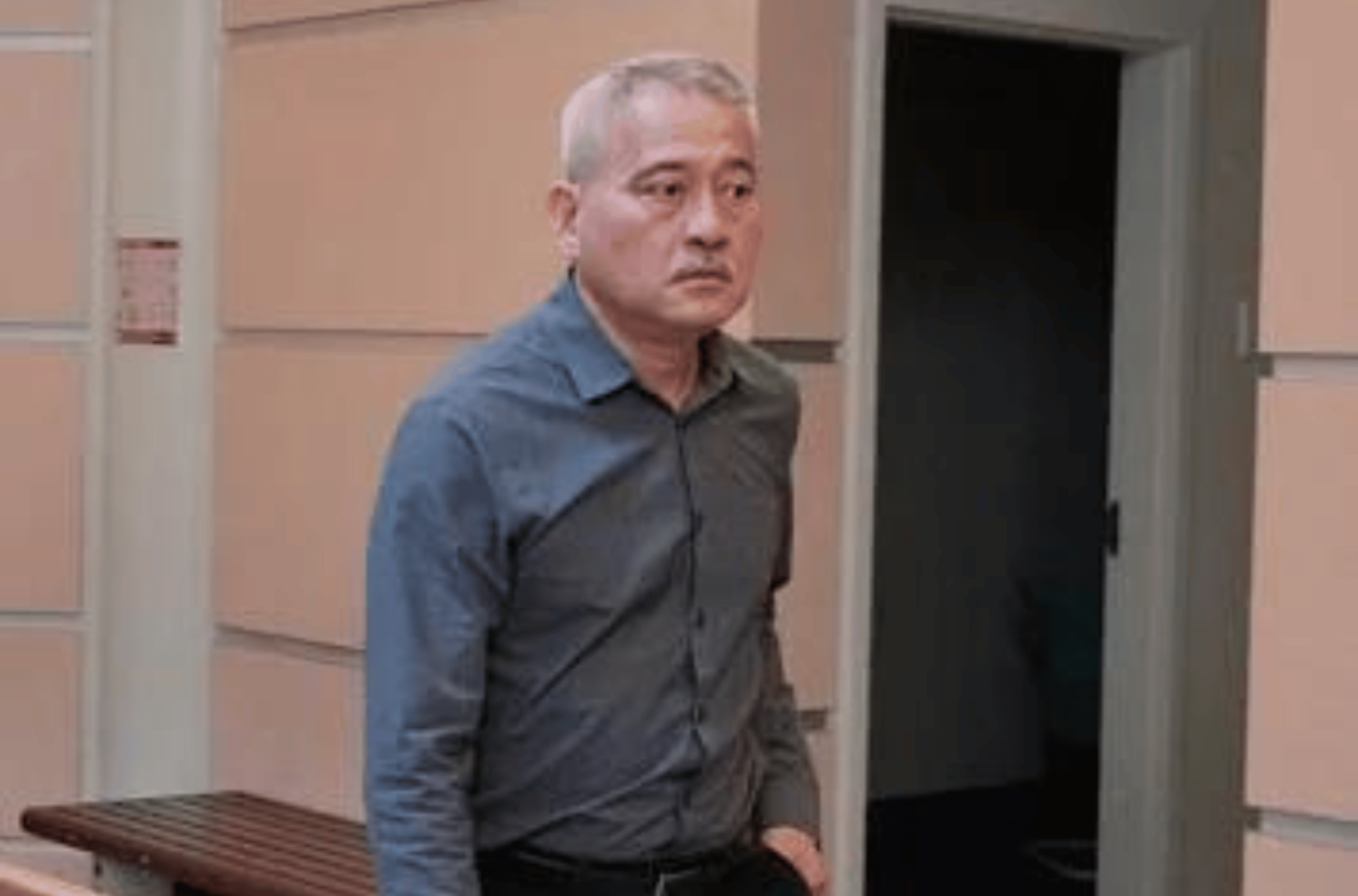 Arthur San Agustin, director of the Department of Public Health and Social Services, arrives ahead of his hearing on Tuesday, Aug. 29, 2023, at the Guam Judicial Center in Hagåtña. 