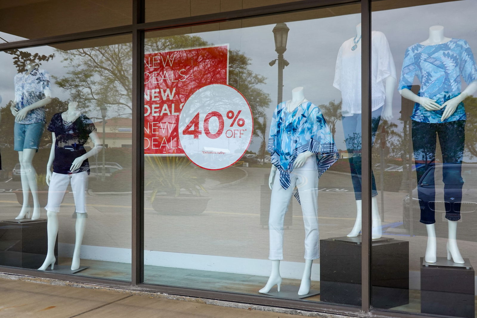 A sale sign greets shoppers at a retail store in Carlsbad, California, May 25, 2023.