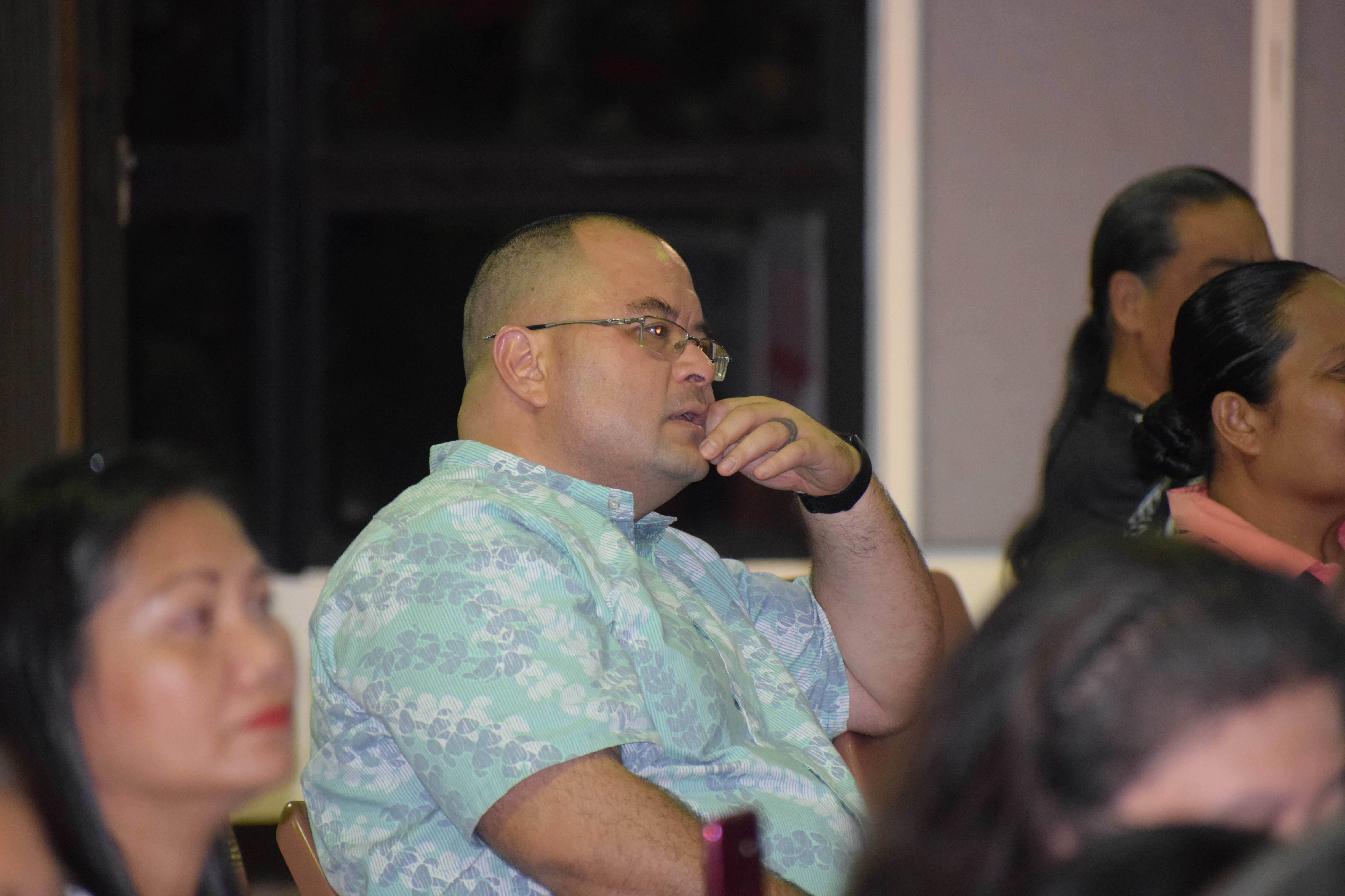 Speaker Edmund S. Villagomez was among the audience.