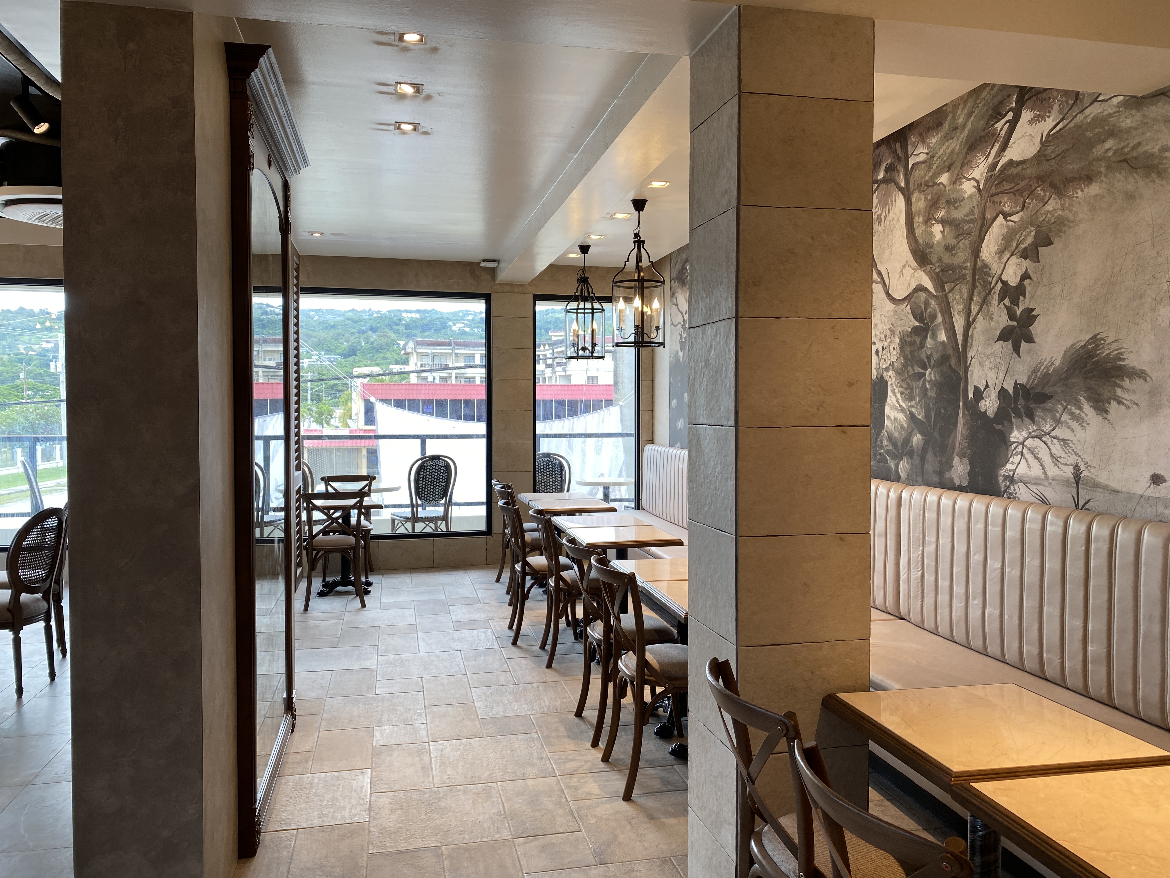 A peak at the second floor of Ohas Boulangerie & Café.