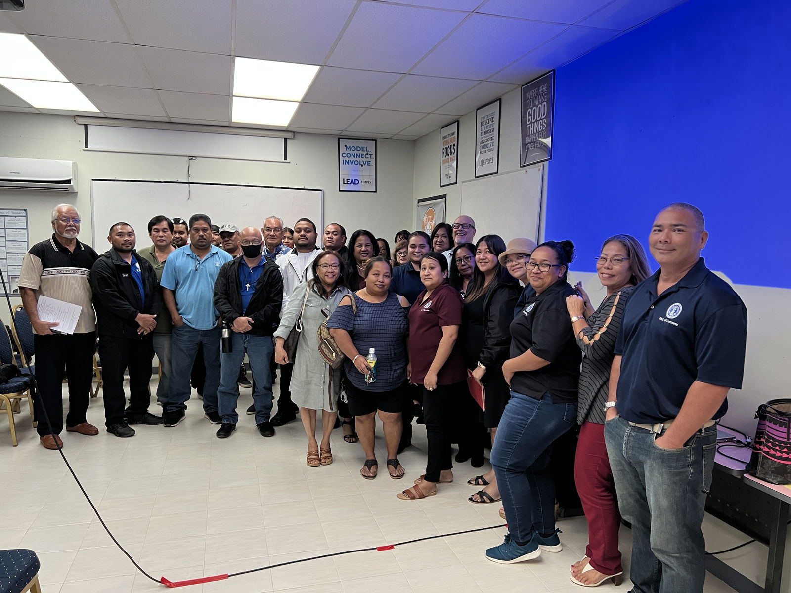 The participants of the Saipan Chamber of Commerce’s 3rd Quarter Professional Development, afternoon session.