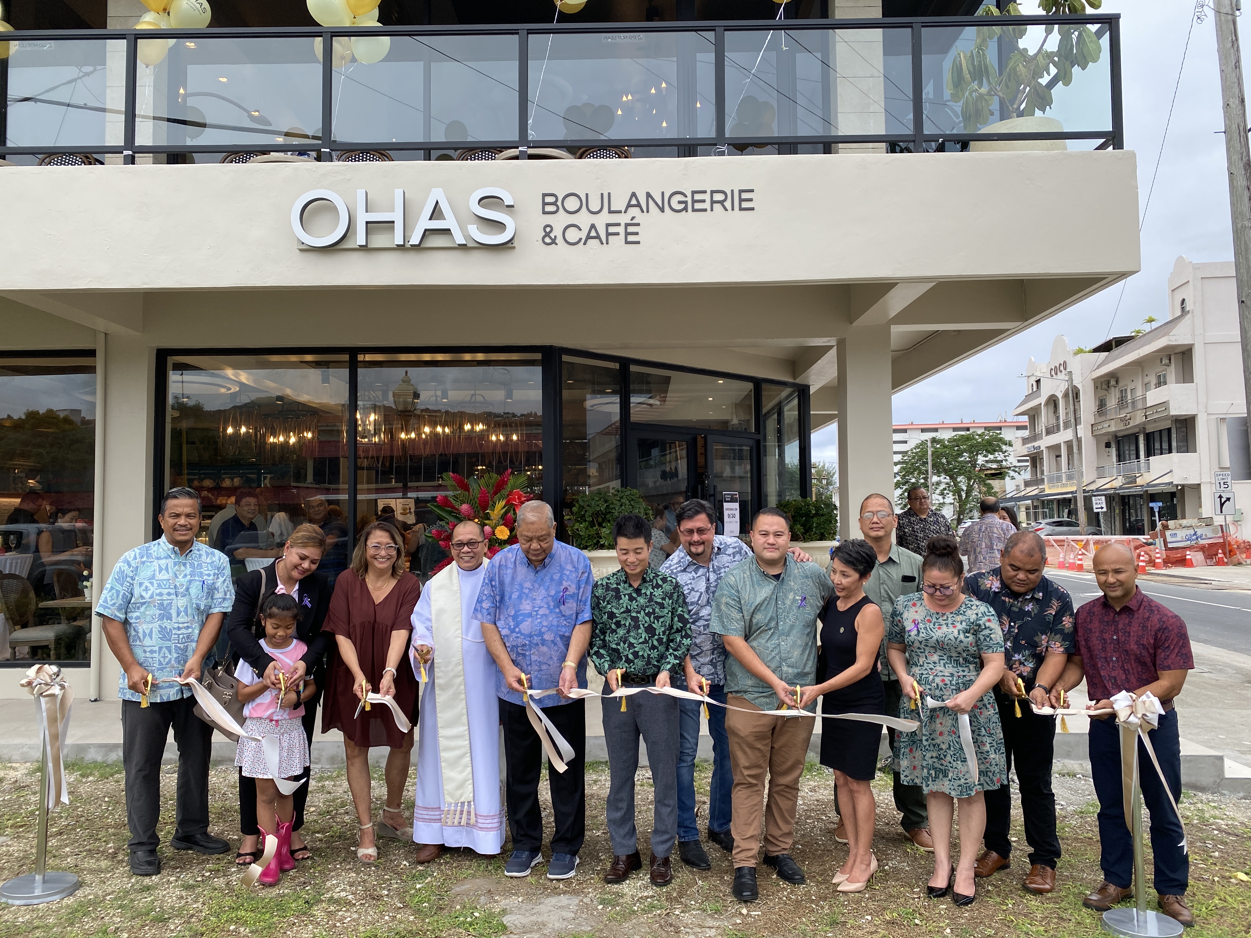 Ohas Boulangerie & Café held a ribbon-cutting event at its Garapan establishment on Friday, Sept. 29.