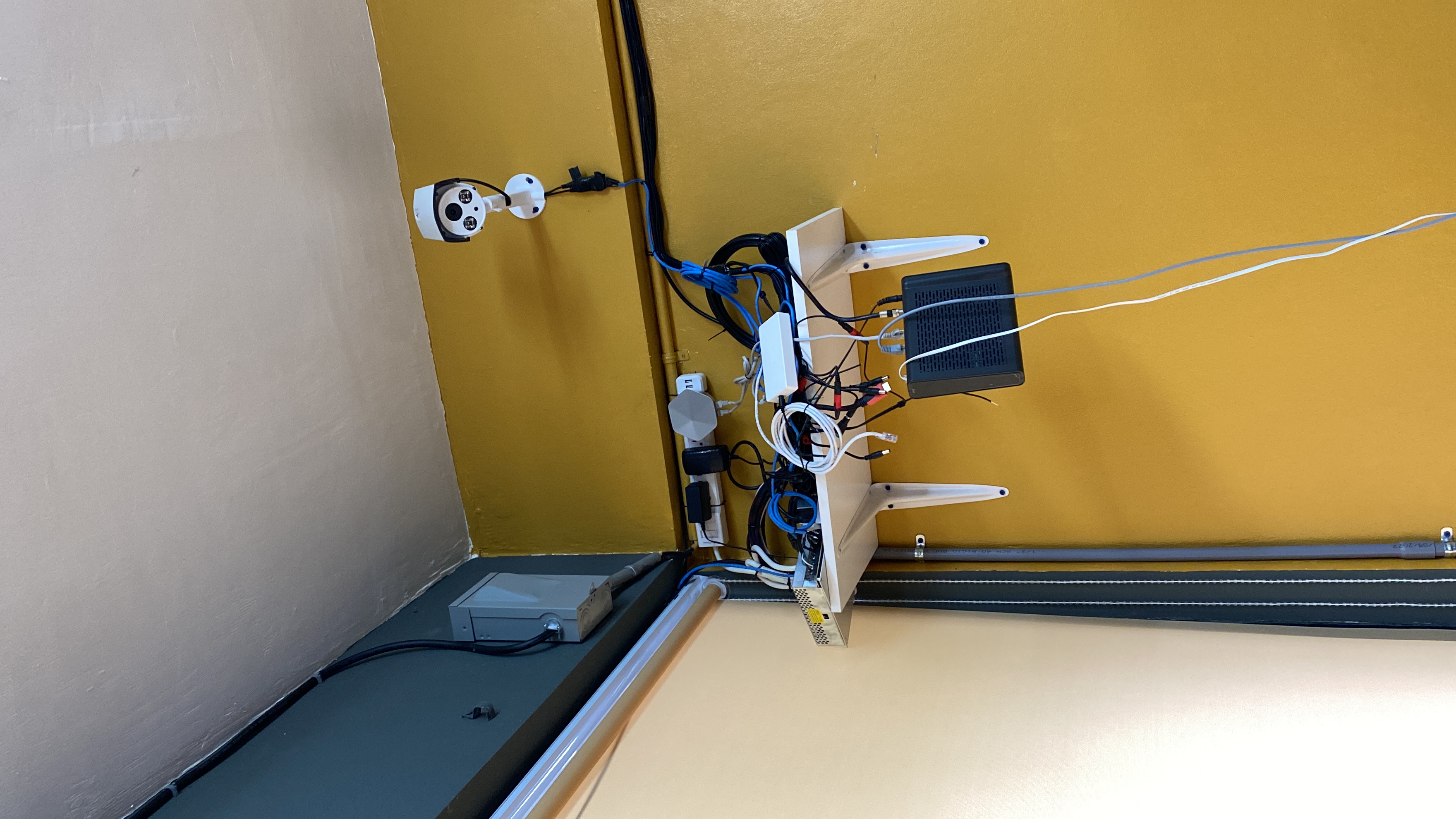 Sip n Smile’s security system is in disarray after the thieves cut the line to the storage unit.