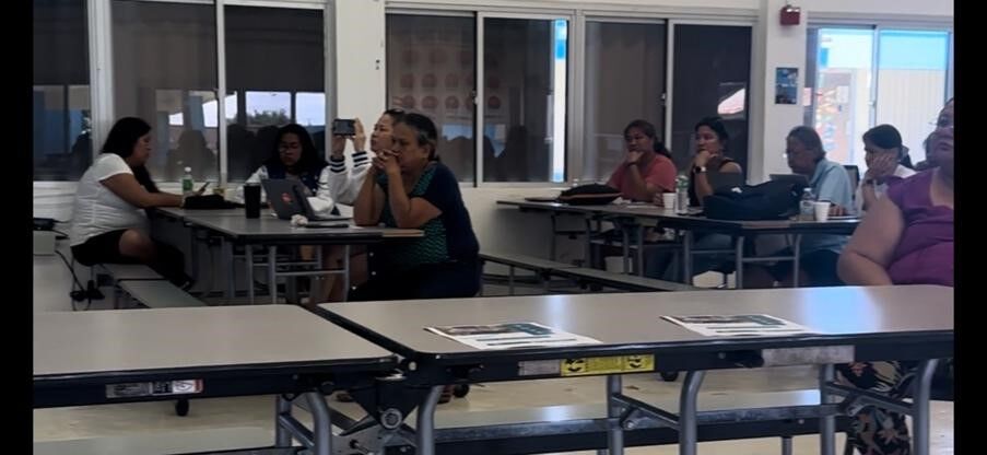 On Sept. 25, 2023, all Tinian Elementary School instructional staff received Early Warning System in Reading platform training.