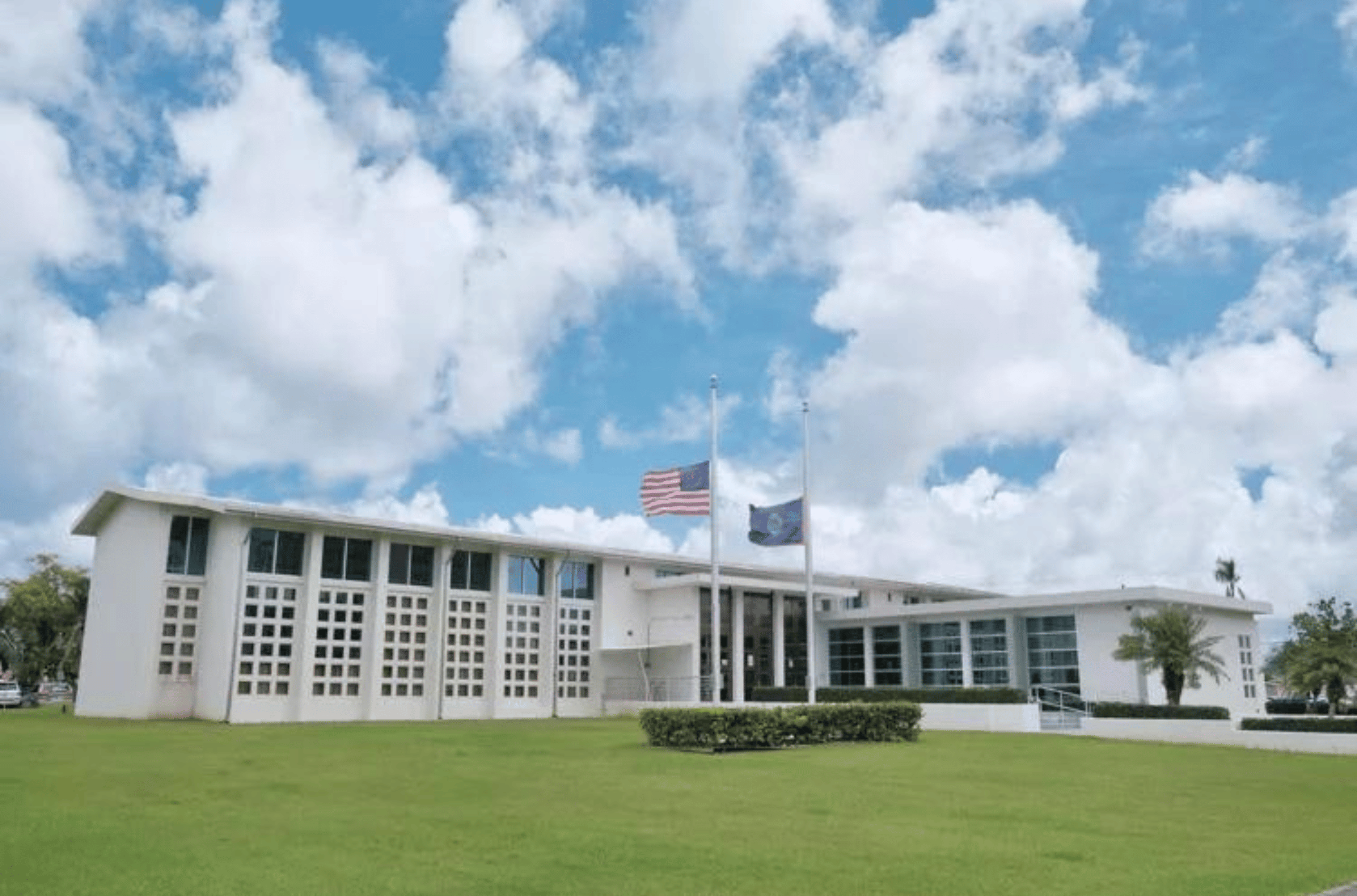 The Guam Congress Building in Hagåtña on Oct. 4, 2023. Lawmakers are due to return to the Guam Congress Building for regular session Monday, Oct. 23, 2023.