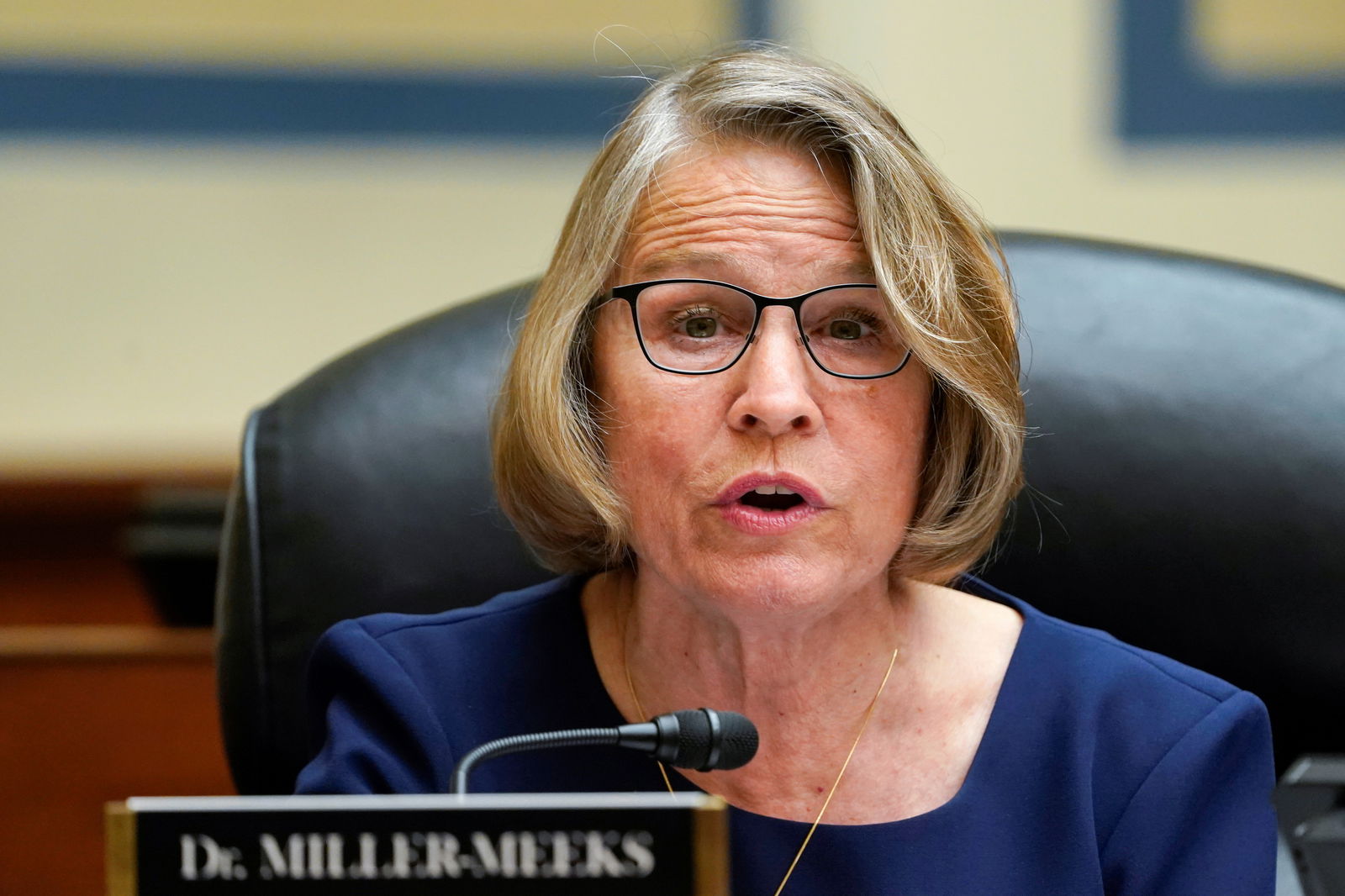 Rep. Mariannette Miller-Meeks, R-Iowa, speaks during a House Select Subcommittee on the Coronavirus Crisis hearing on Capitol Hill in Washington, U.S., May 19, 2021. 