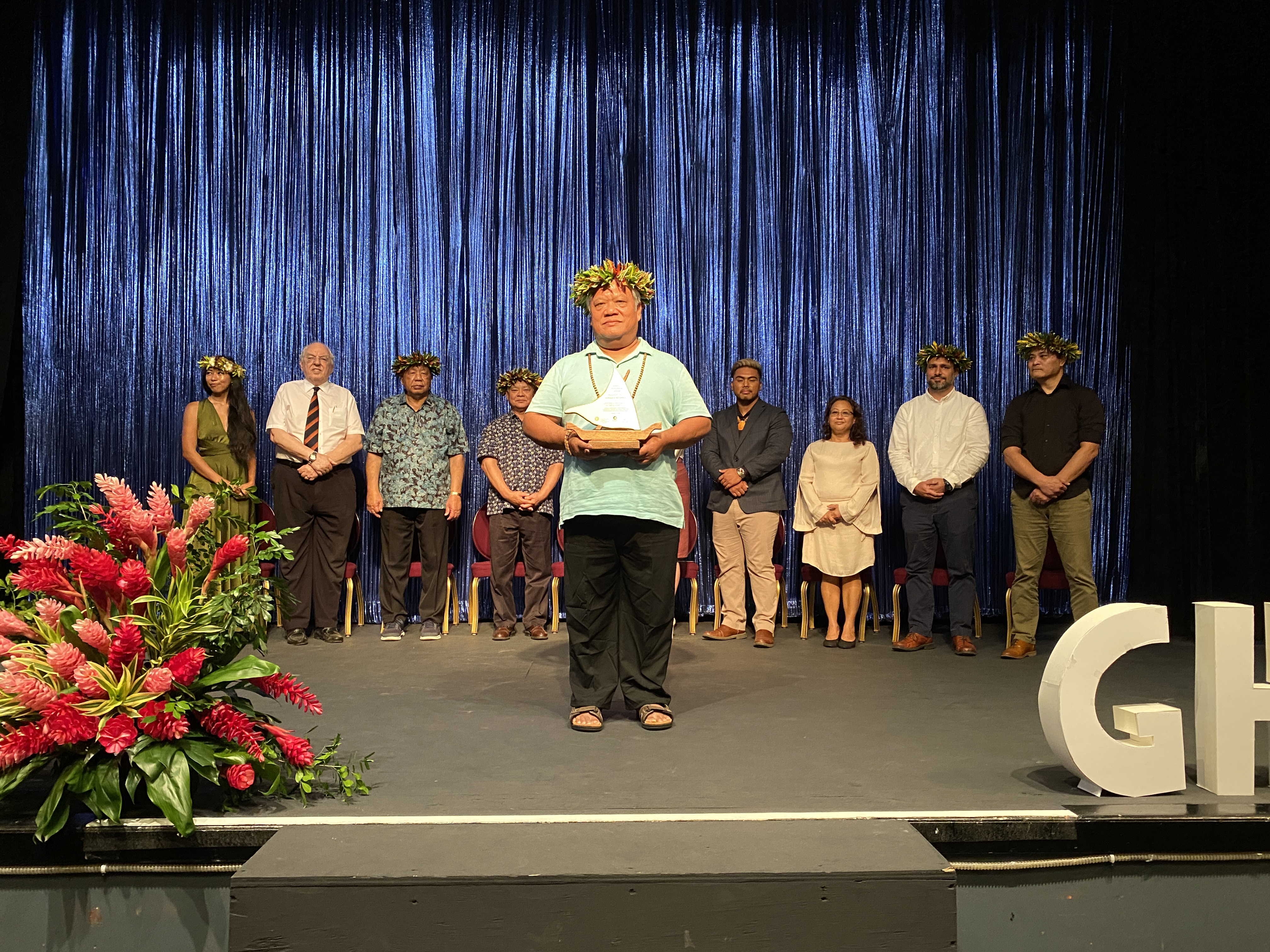 Last year’s recipient of the Lifetime Achievement in the Humanities Award, Donald Mendiola, was honored for his lifelong practice of native healing techniques.