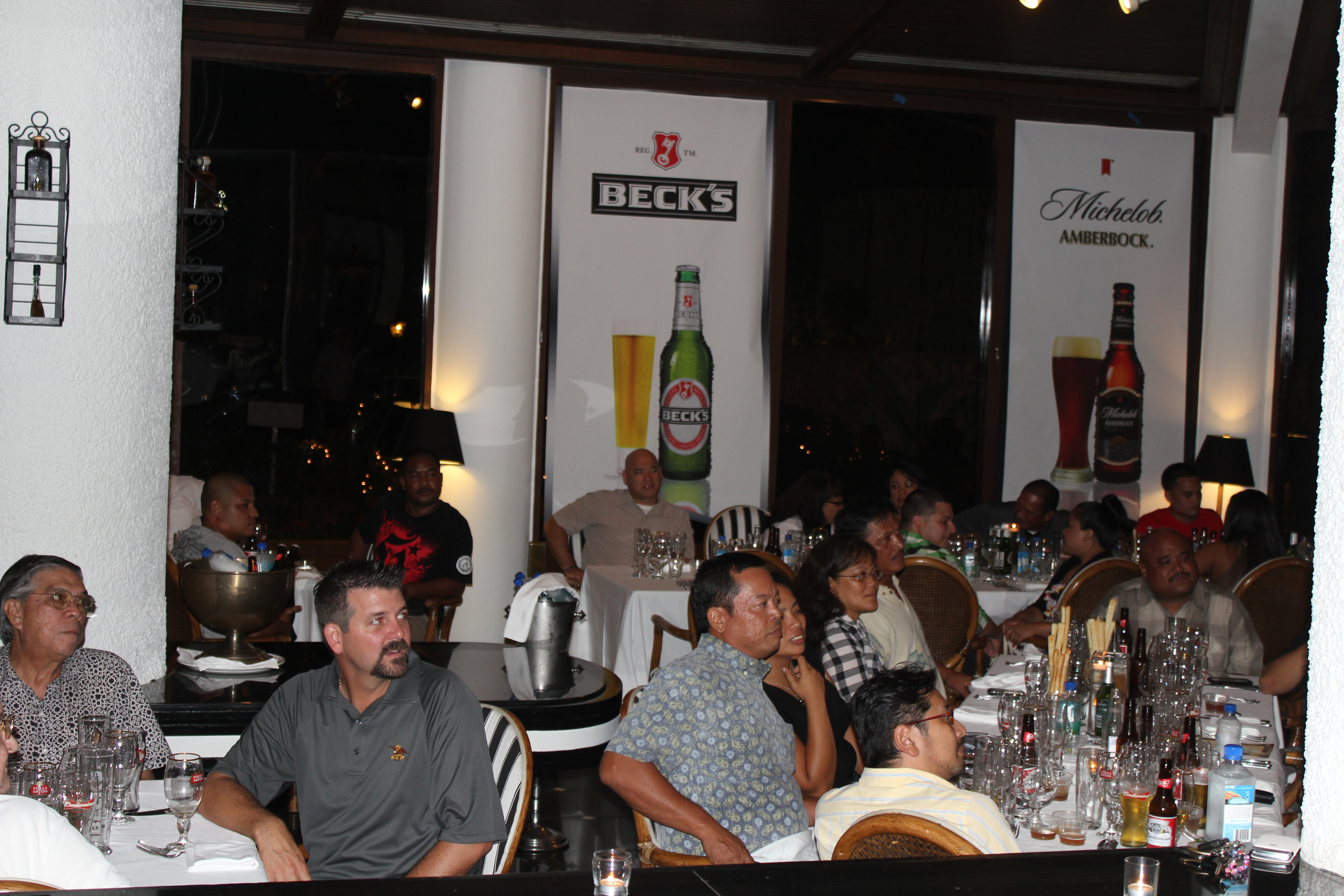 A photo from a past Brewmaster Dinner.