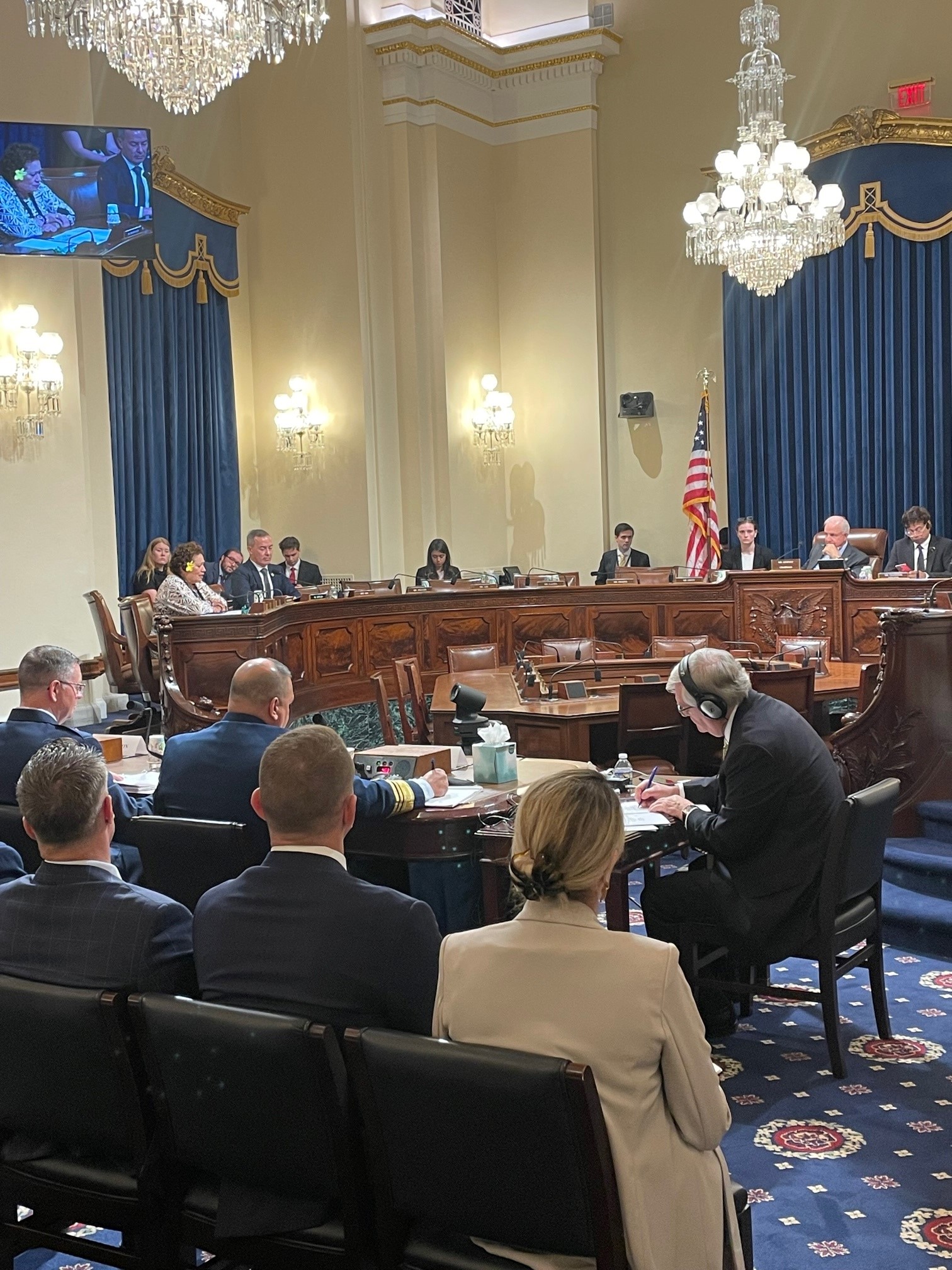 Congresswoman Amata discusses U.S. Coast Guard issues.