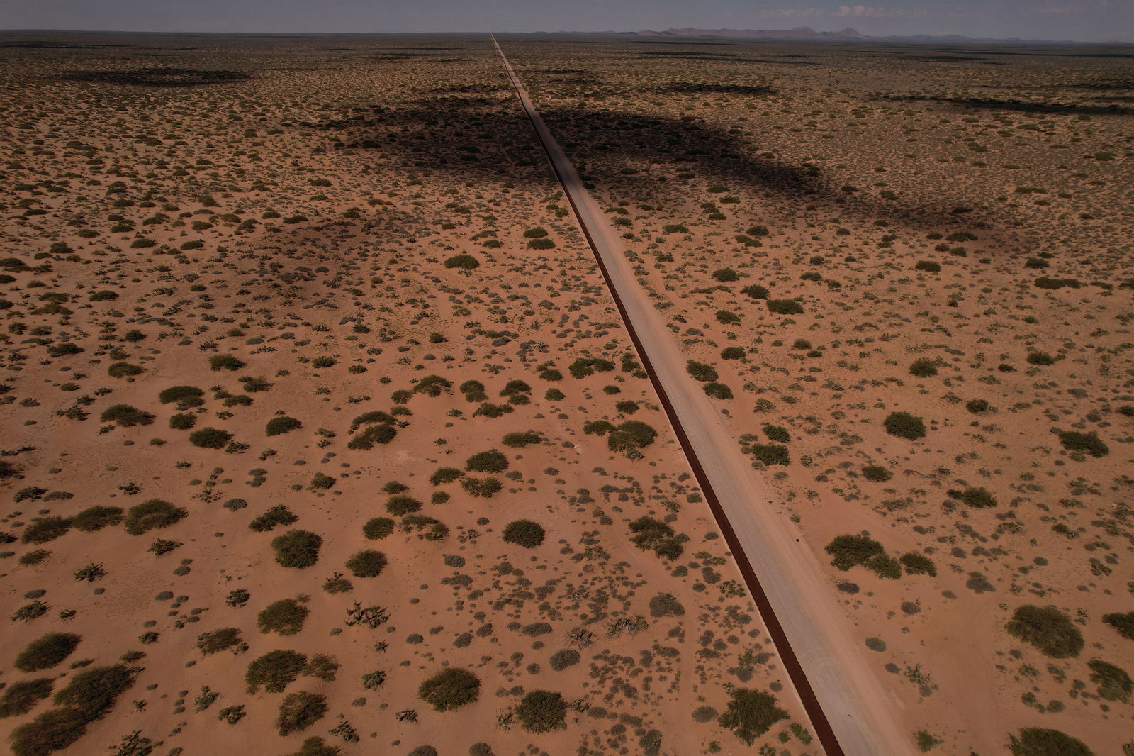 A general view shows the wall on the border between the United States and Mexico on the outskirts of Ciudad Juarez, Mexico, September 15, 2023. REUTERS/Jose Luis Gonzalez