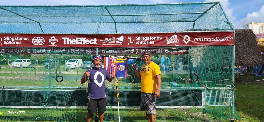 Roman Dela Cruz, left, and Ben "Guelu" Rosario will represent Guam at the Slinging World Cup Oct. 11-15, 2023, in Ibiza, Spain.