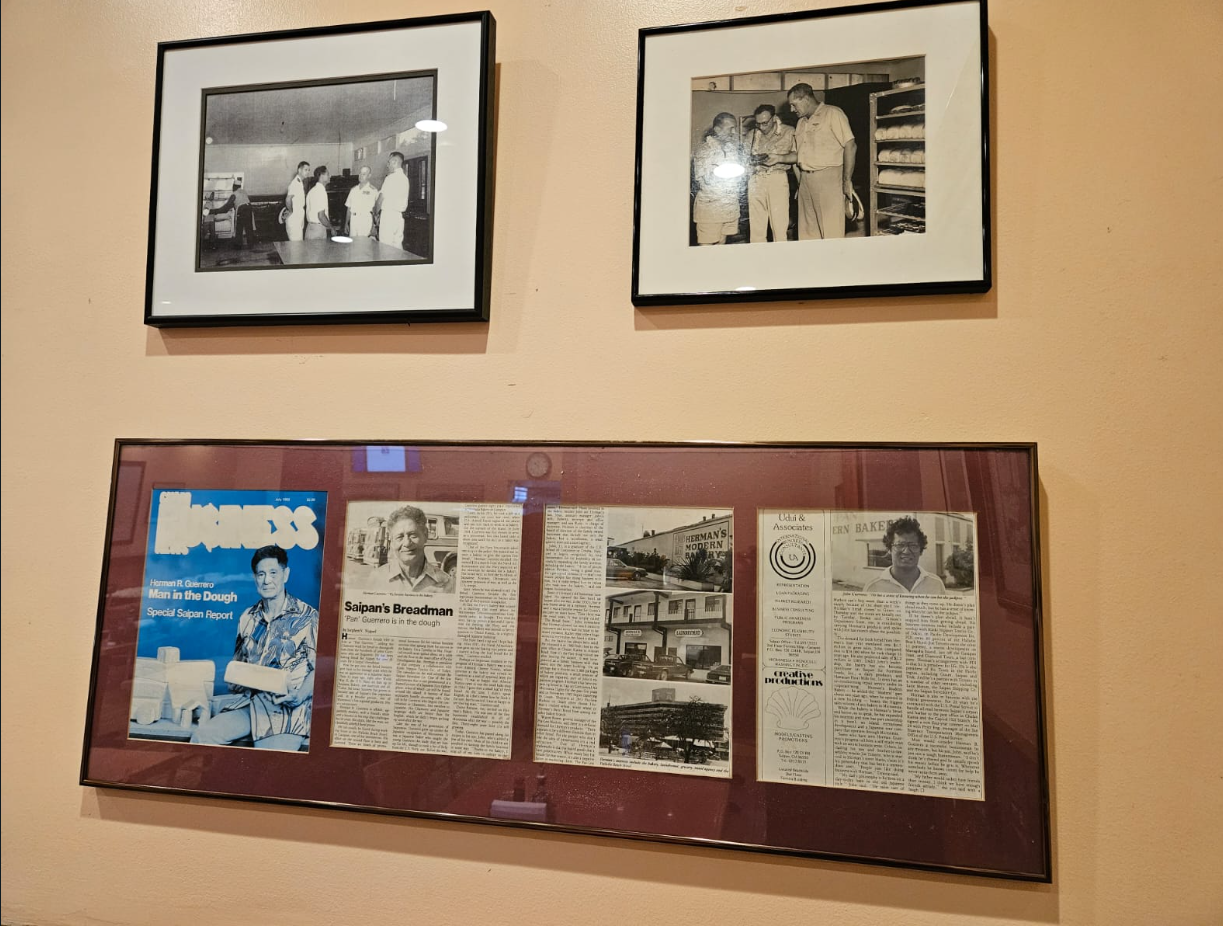 Interesting blast from the past are displayed on the walls of the Cafe.