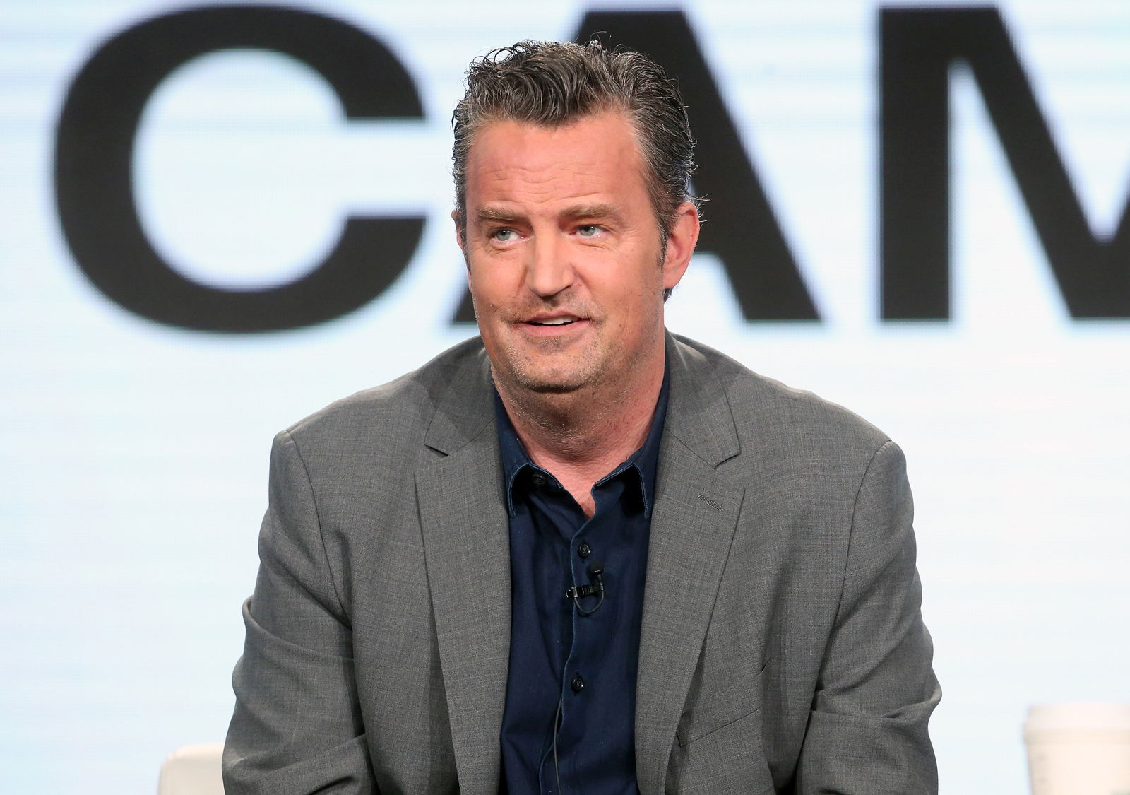 Matthew Perry speaks onstage during the 2017 Winter Television Critics Association Press Tour at the Langham Hotel on Jan. 13, 2017, in Pasadena, California. (Frederick M. Brown/Getty Images/TNS)