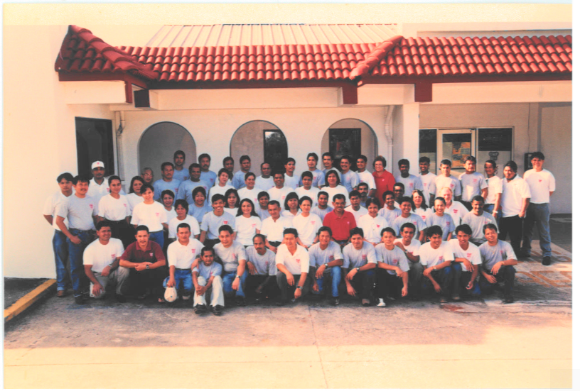 Old photo of Herman's Bakery staff