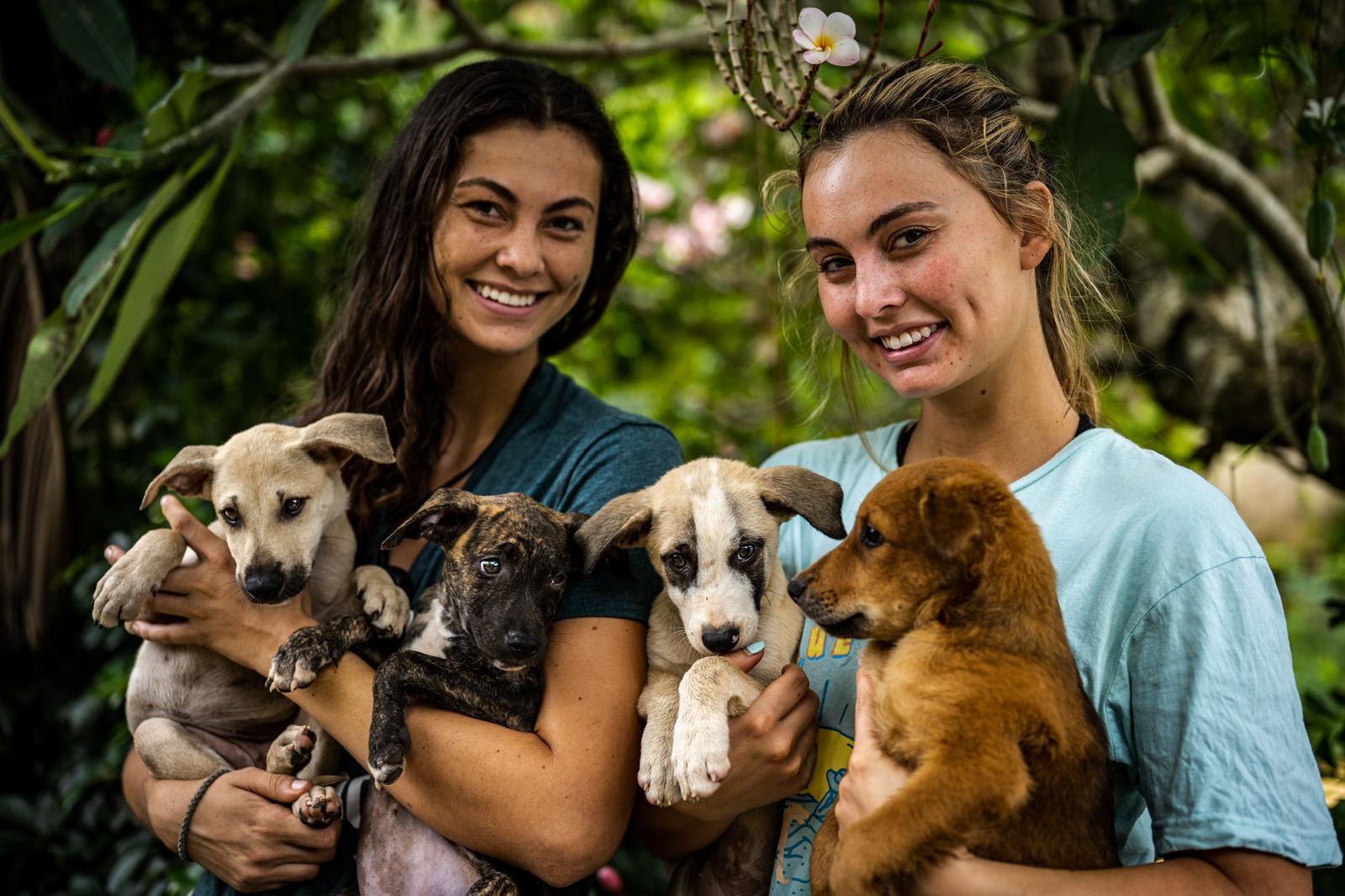 Boonie Babies founders, Aria Keilbach, left, and her sister Grace Keilbach.