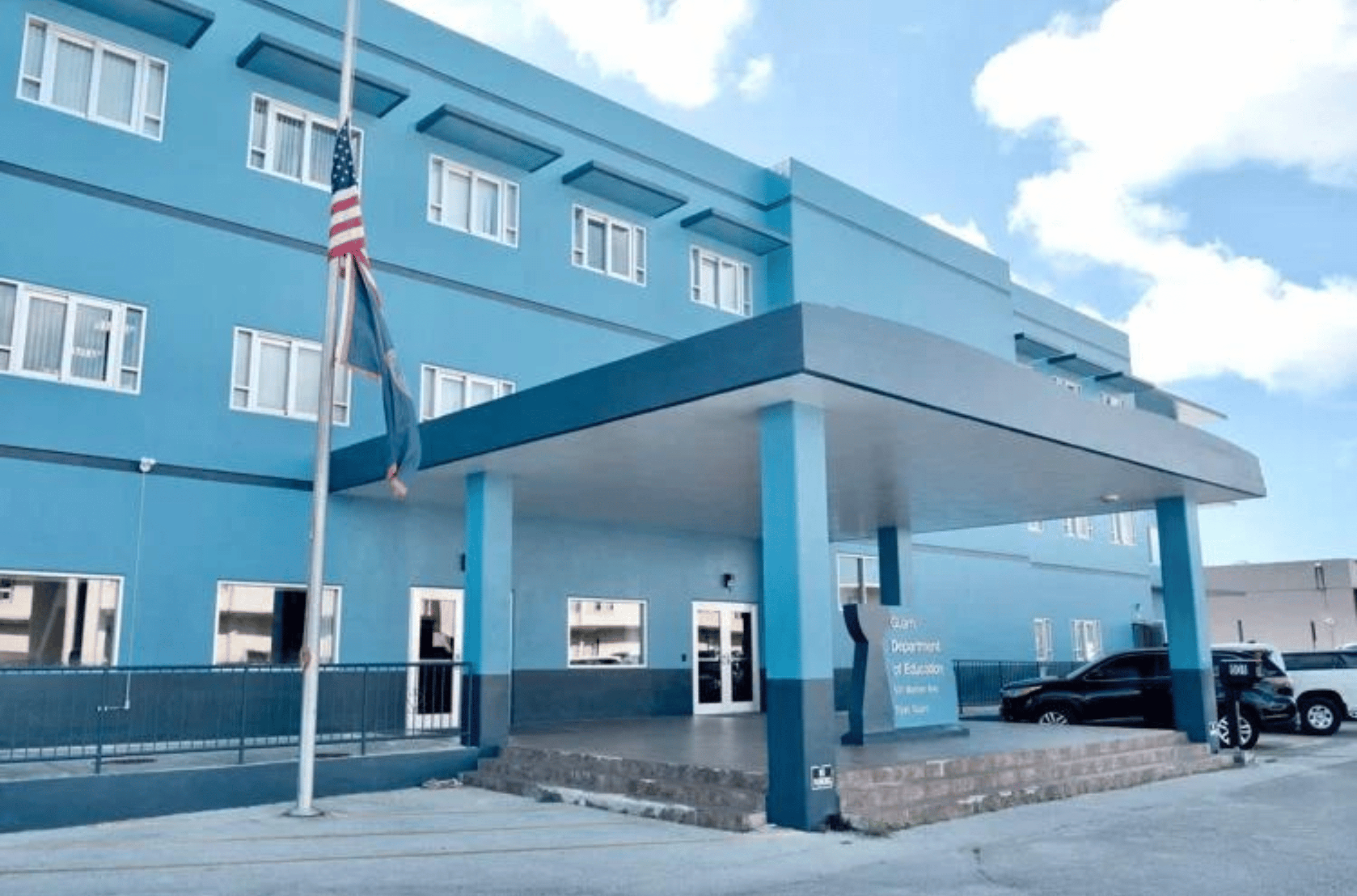 The Guam Department of Education headquarters is seen Tuesday, Oct. 24, 2023, in Tiyan.