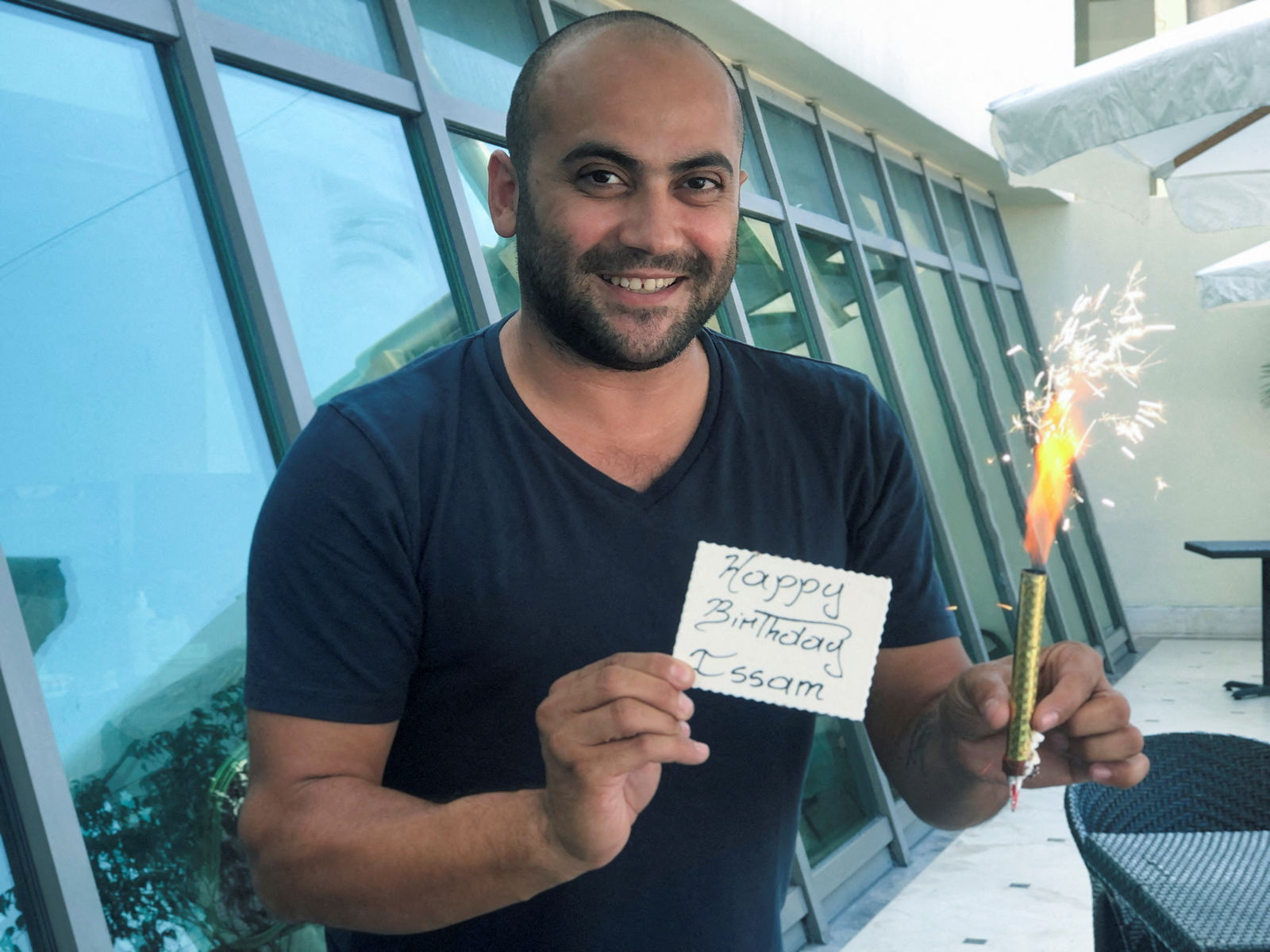 Reuters' journalist Issam Abdallah pose for a picture in Beirut, Lebanon, September 24, 2020. REUTERS/Yara Abi Nader/File Photo