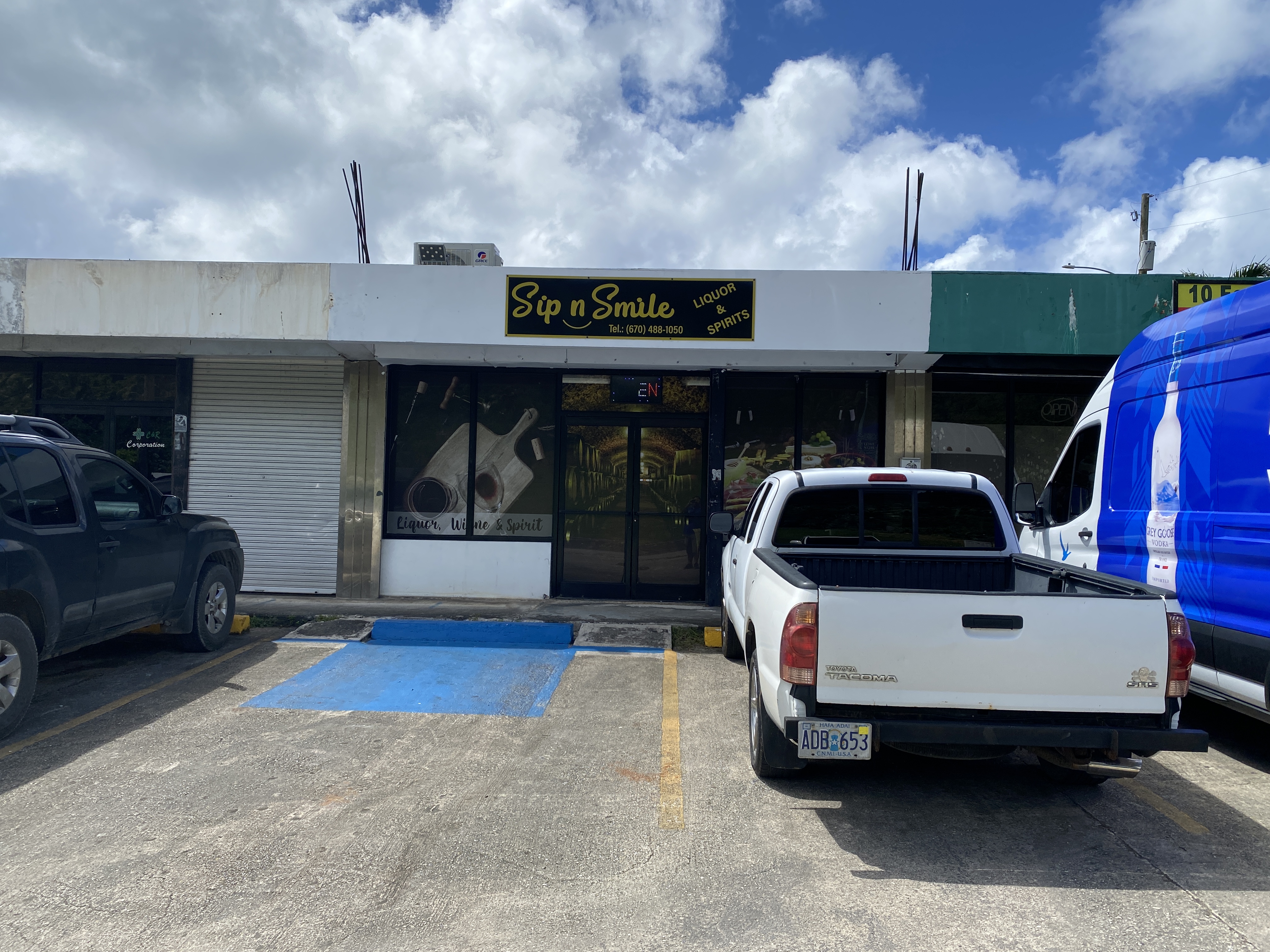 Sip n Smile on Middle Road, Chalan Laulau.