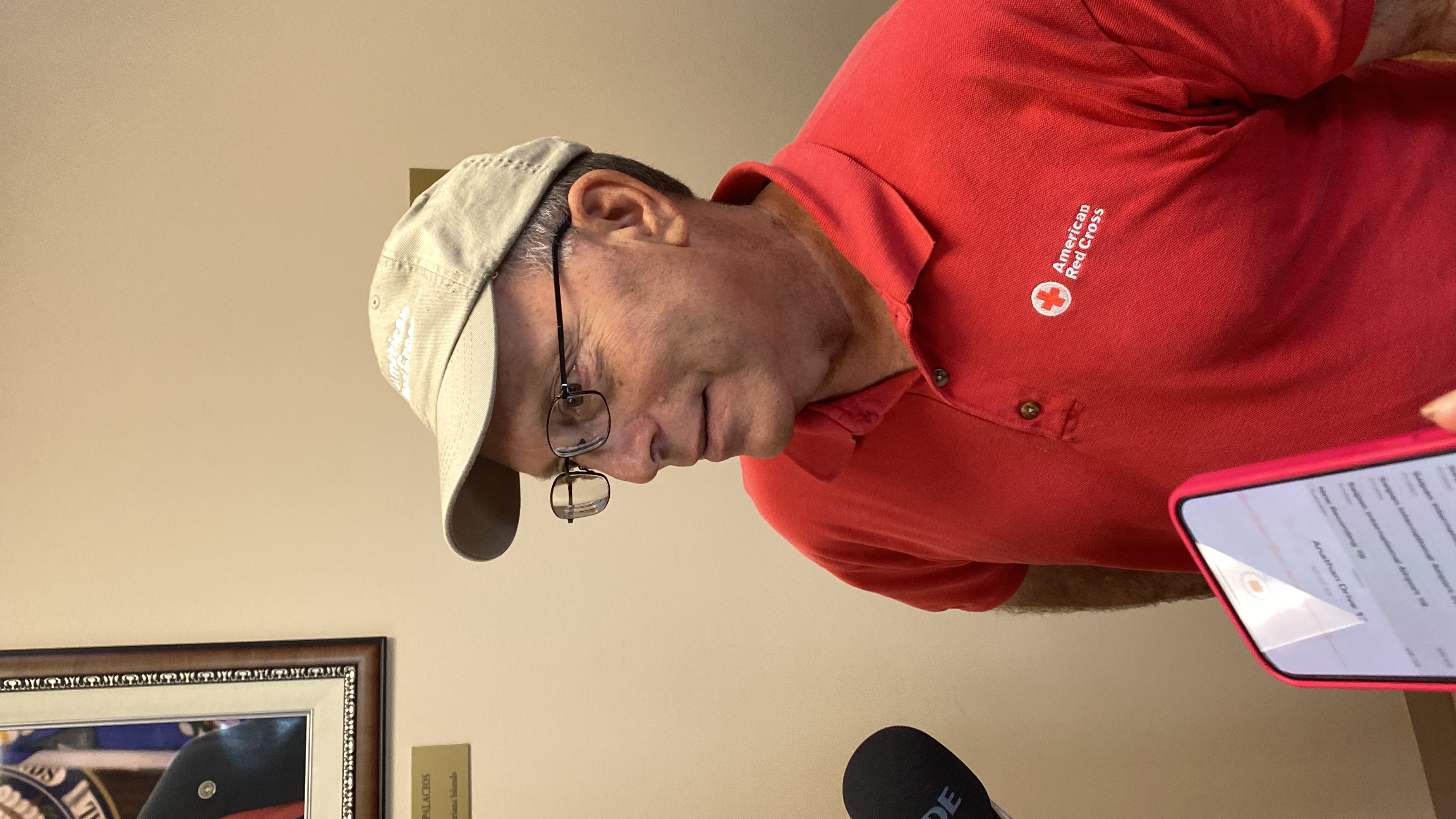 John Hirsh, American Red Cross NMI Chapter executive director.