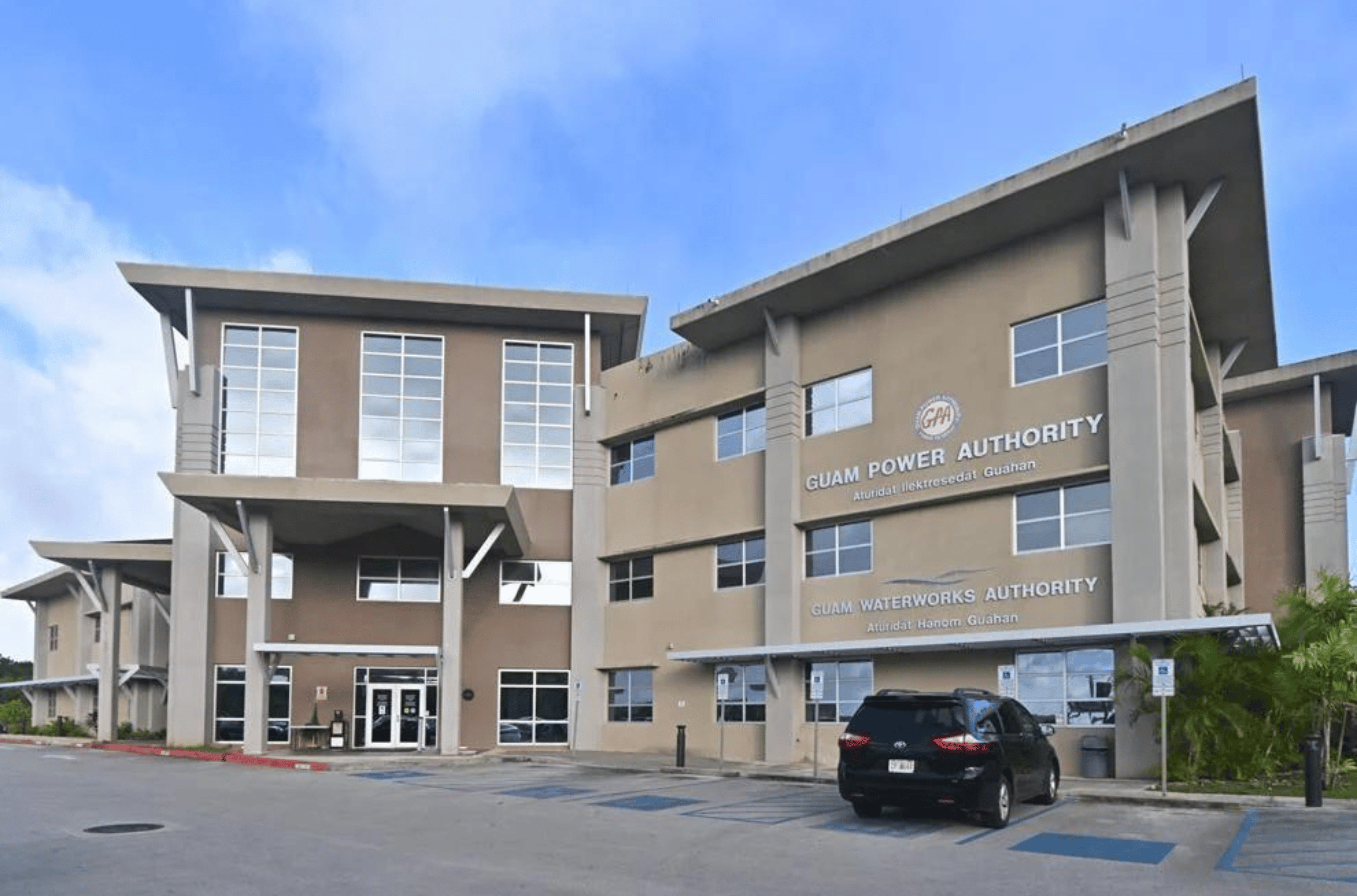 The  Gloria B. Nelson Public Service Building is seen Tuesday, April 25, 2023, in Mangilao.