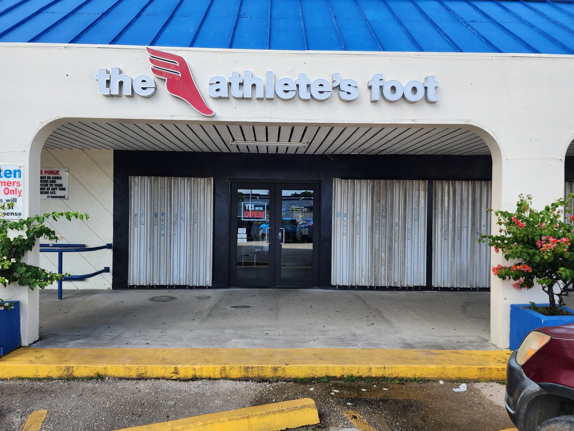 The Athlete's Foot  store in Garapan on Sunday afternoon.