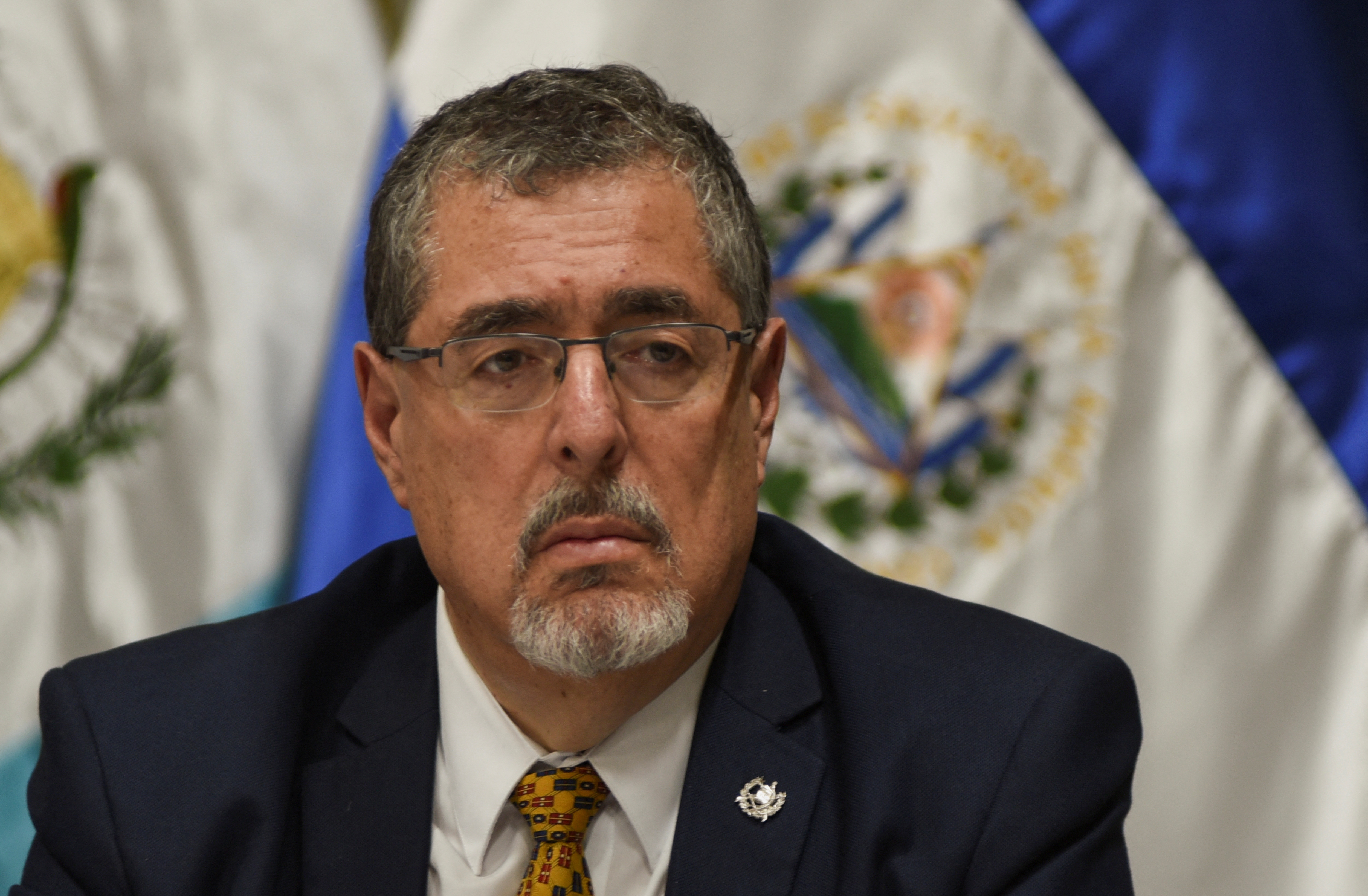 Guatemala President-elect Bernardo Arevalo attends a meeting with judges of the Supreme Electoral Tribunal following a raid last Friday where the attorney general office seized boxes holding tabulations from general election voting, in Guatemala City, Guatemala October 2, 2023. 