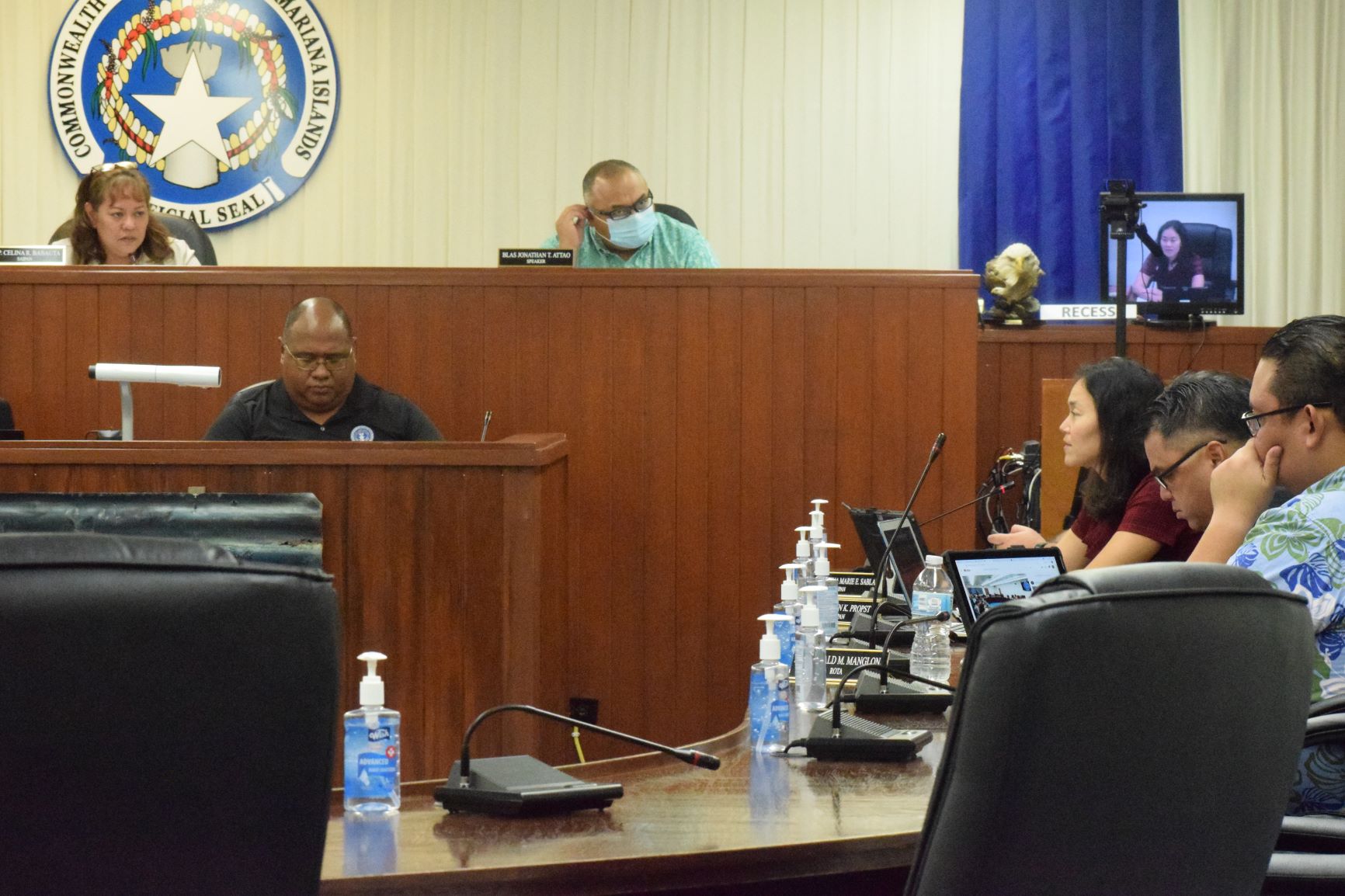 The House Committee on Judiciary and Governmental Operations of the 22nd Legislature conducts a meeting in the House chamber on June 11, 2021.
