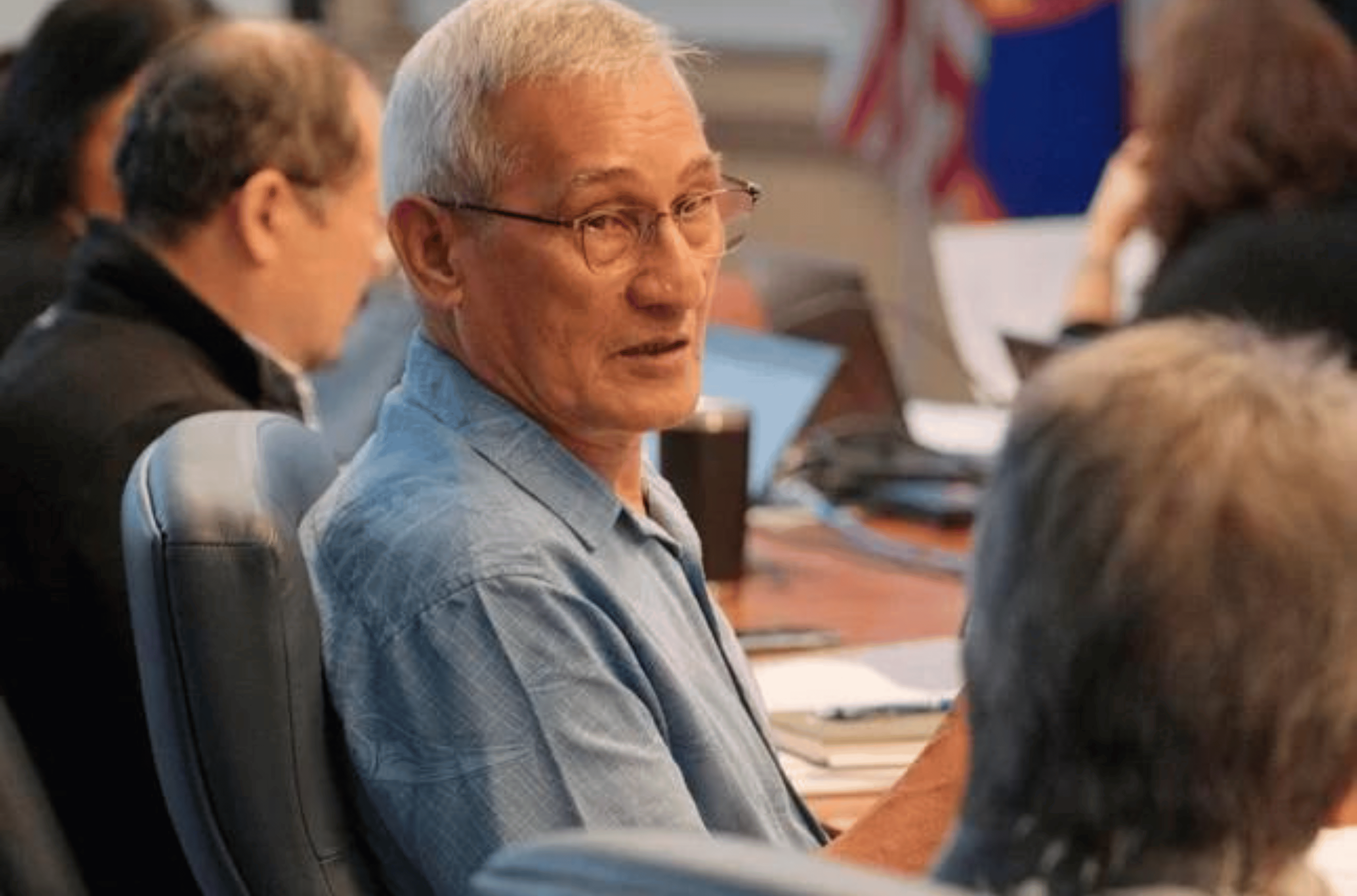 Guam Power Authority General Manager John Benavente speaks during a Consolidated Commission on Utilities special board meeting on Wednesday, Nov. 1, 2023, at the Gloria B. Nelson Public Service Building in Mangilao. 