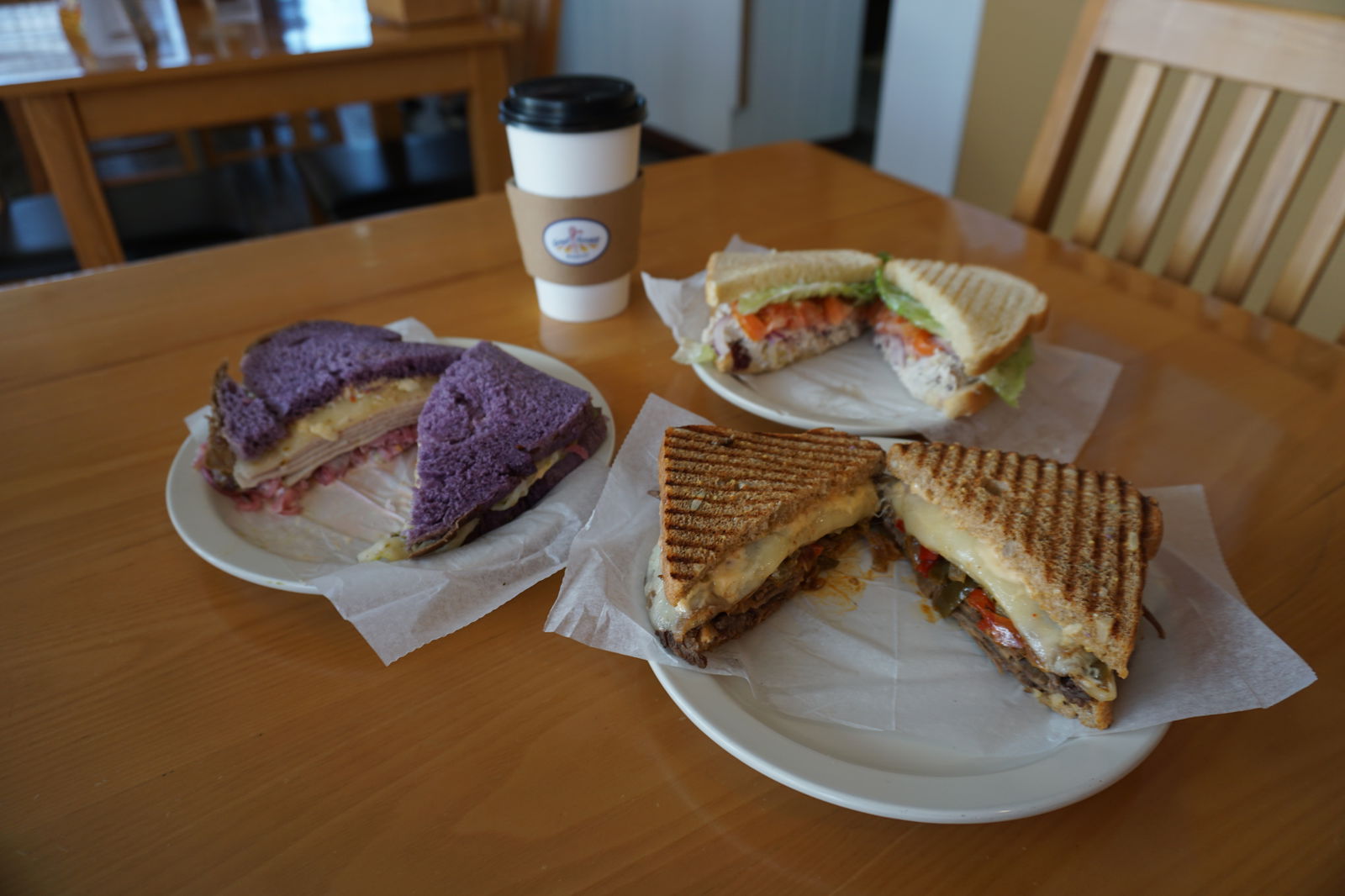 Invite a few friends and try the Roasted Pepper Chipotle Cheesesteak, Big Sky chicken Salad Sandwich, and Baja Chipotle Turkey at Great Harvest in Chalan Kanoa.