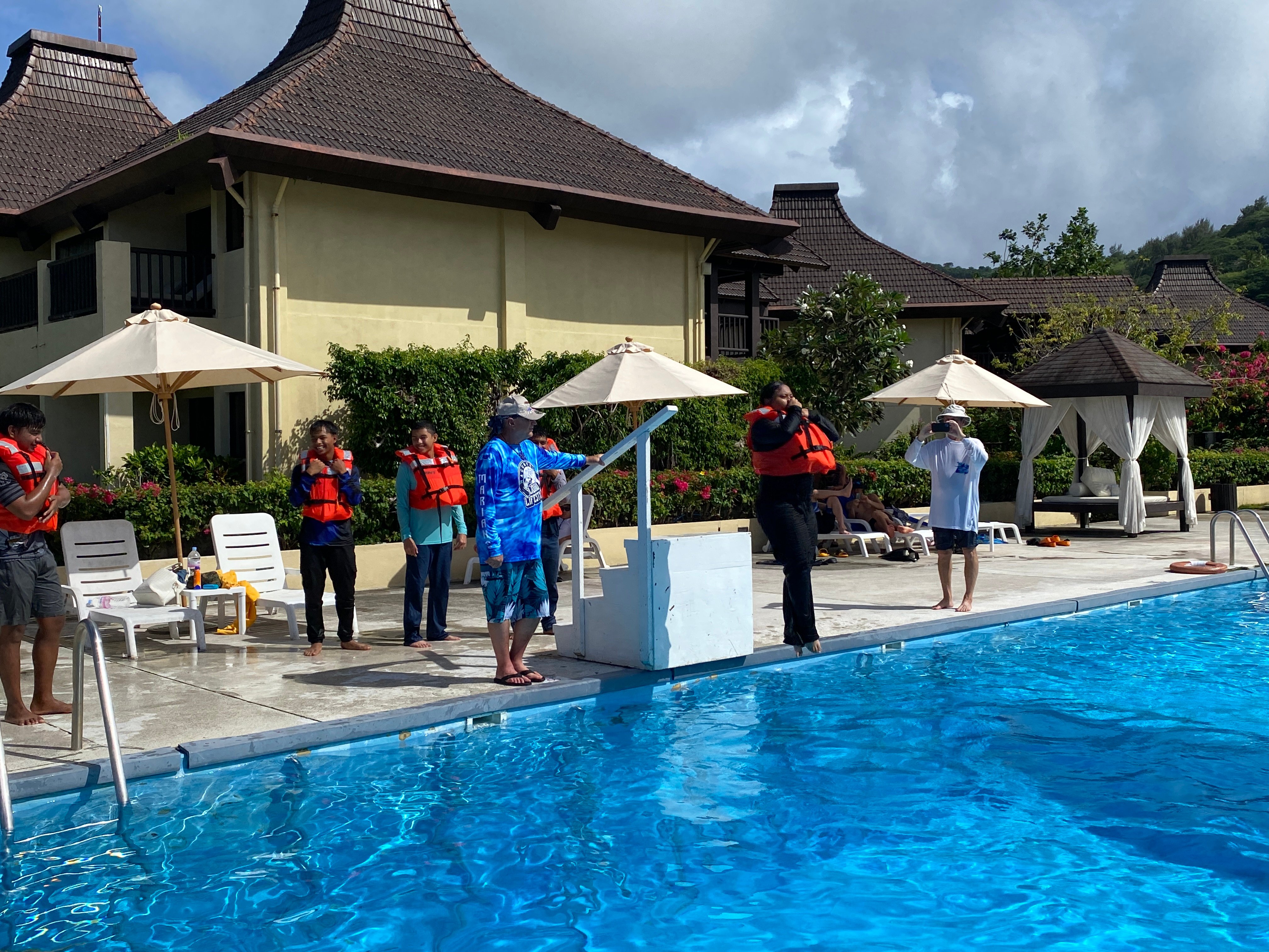 Western Pacific Maritime Academy trains its first cohort of Tinian and Rota students at Aqua Resort Club.