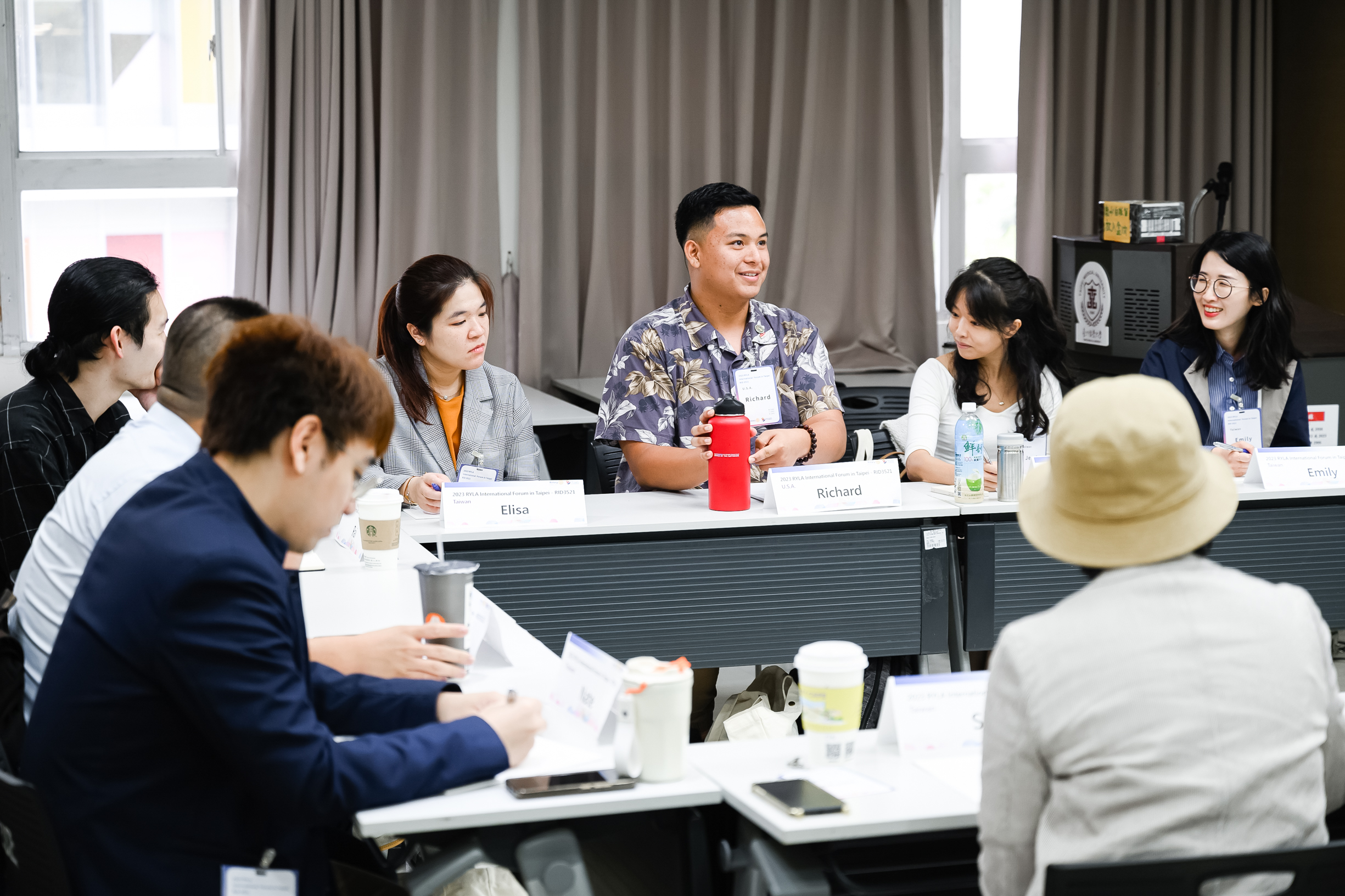 Richard Baleares welcomes the opportunity to connect with other service-oriented youth from other countries.