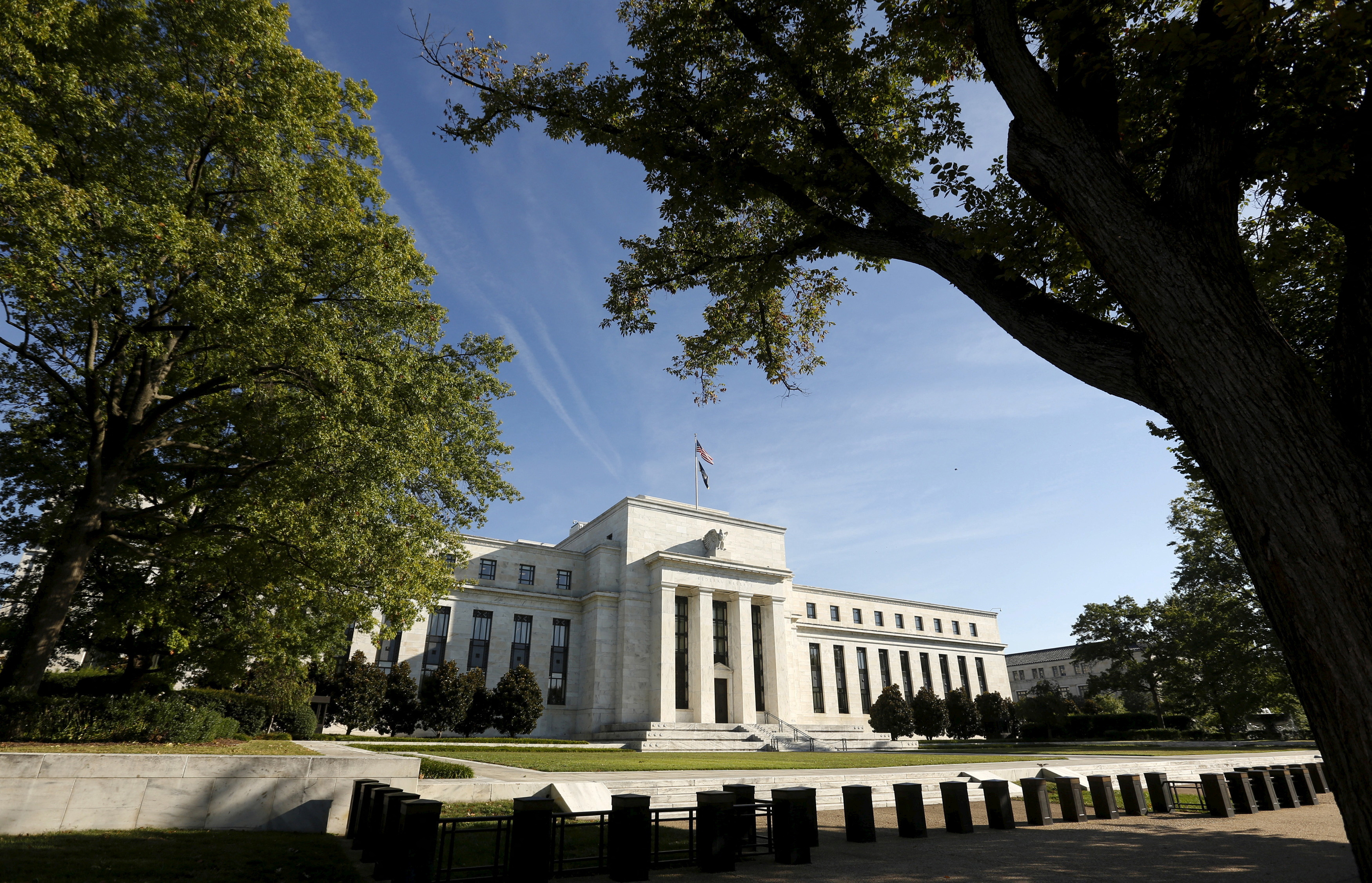 The Federal Reserve headquarters in Washington September 16 2015. 