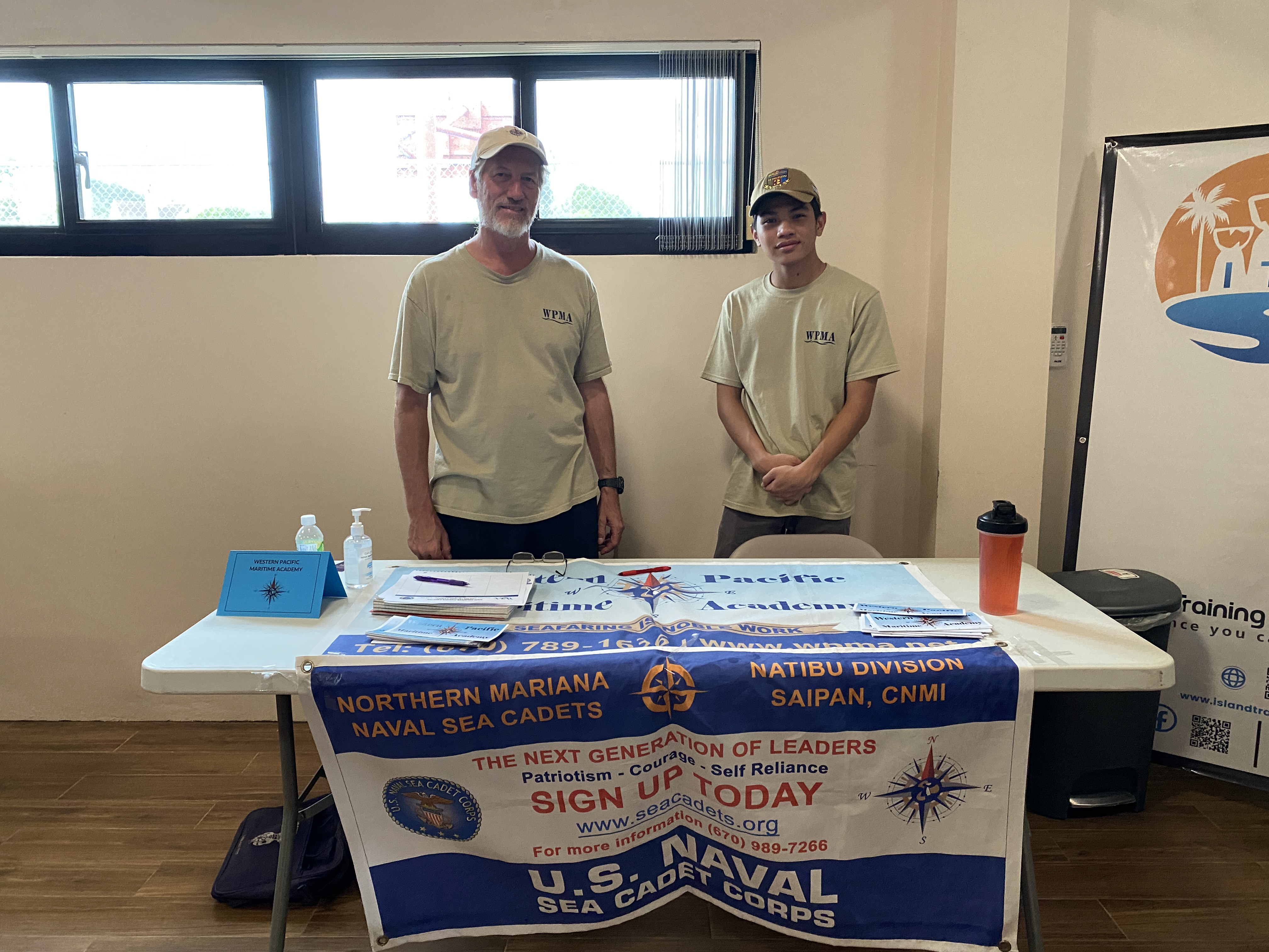 The Western Pacific Maritime Academy participated in the Workforce Investment Agency’s “open house” event at its newest satellite office in San Vicente on Thursday.