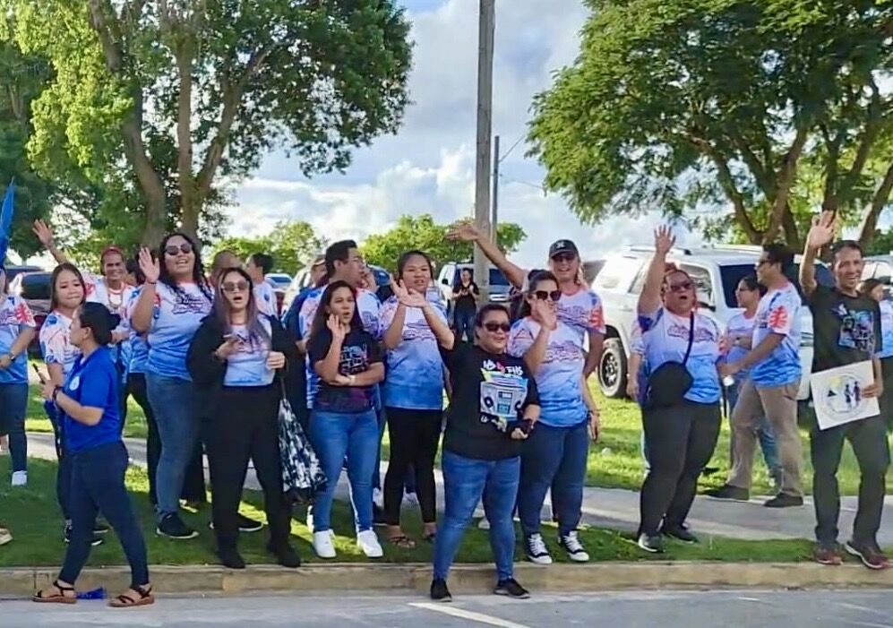 The school system’s staff and personnel celebrate 35 years of PSS.