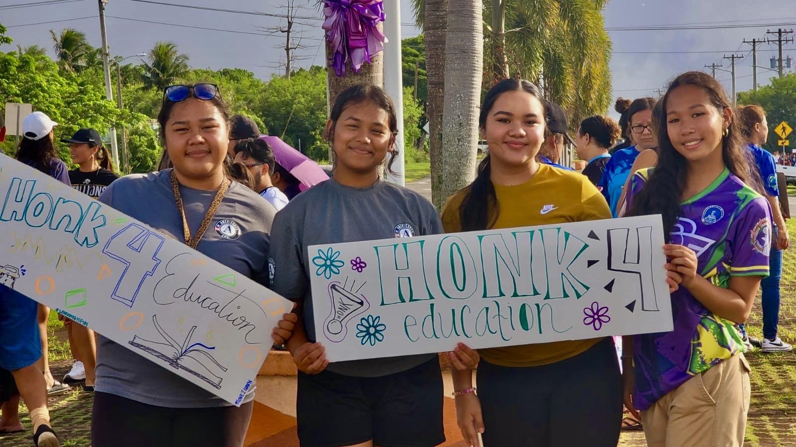 Members of the Tinian schools’ AmeriCorps Program.