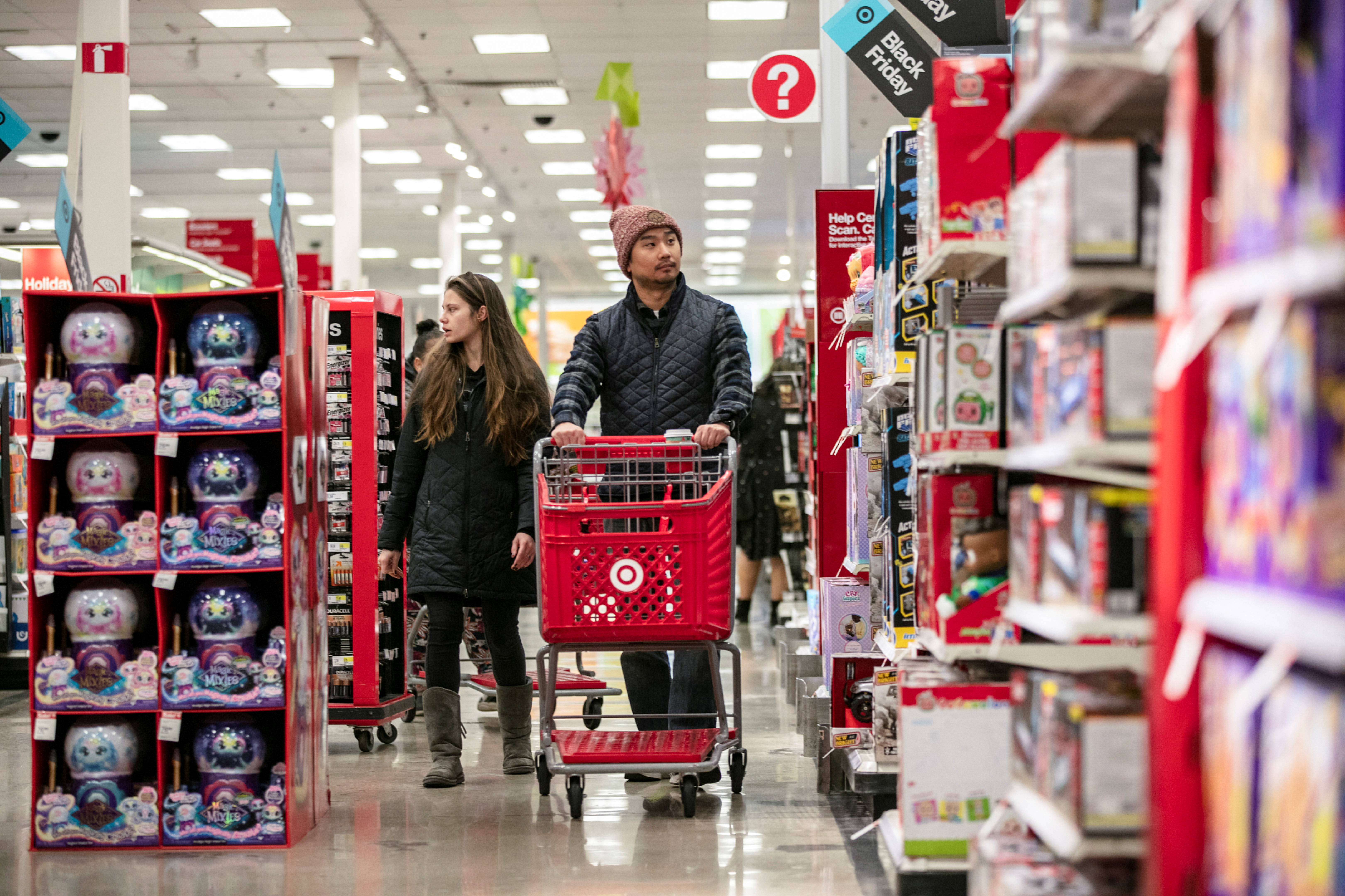 People shop at a Target store during Black Friday sales in Chicago, Illinois, U.S., November 25, 2022. 